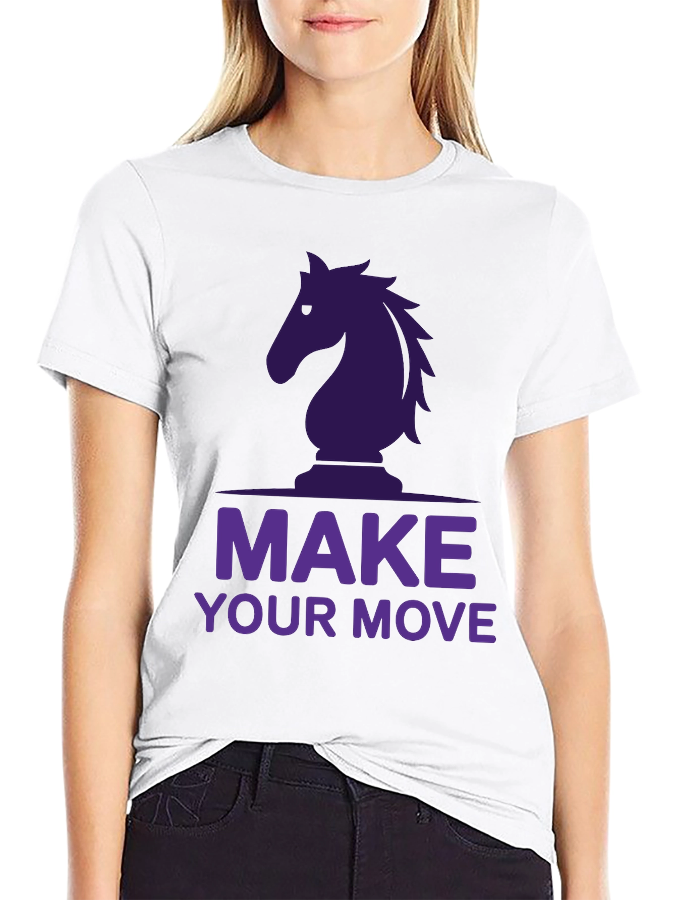 Chess Knight Graphic Tee - Make Your Move!