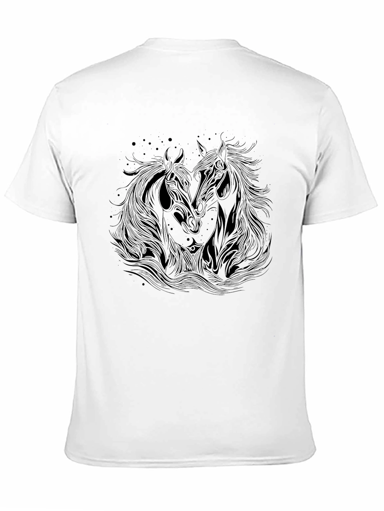 Black Horse Graphic T-Shirt