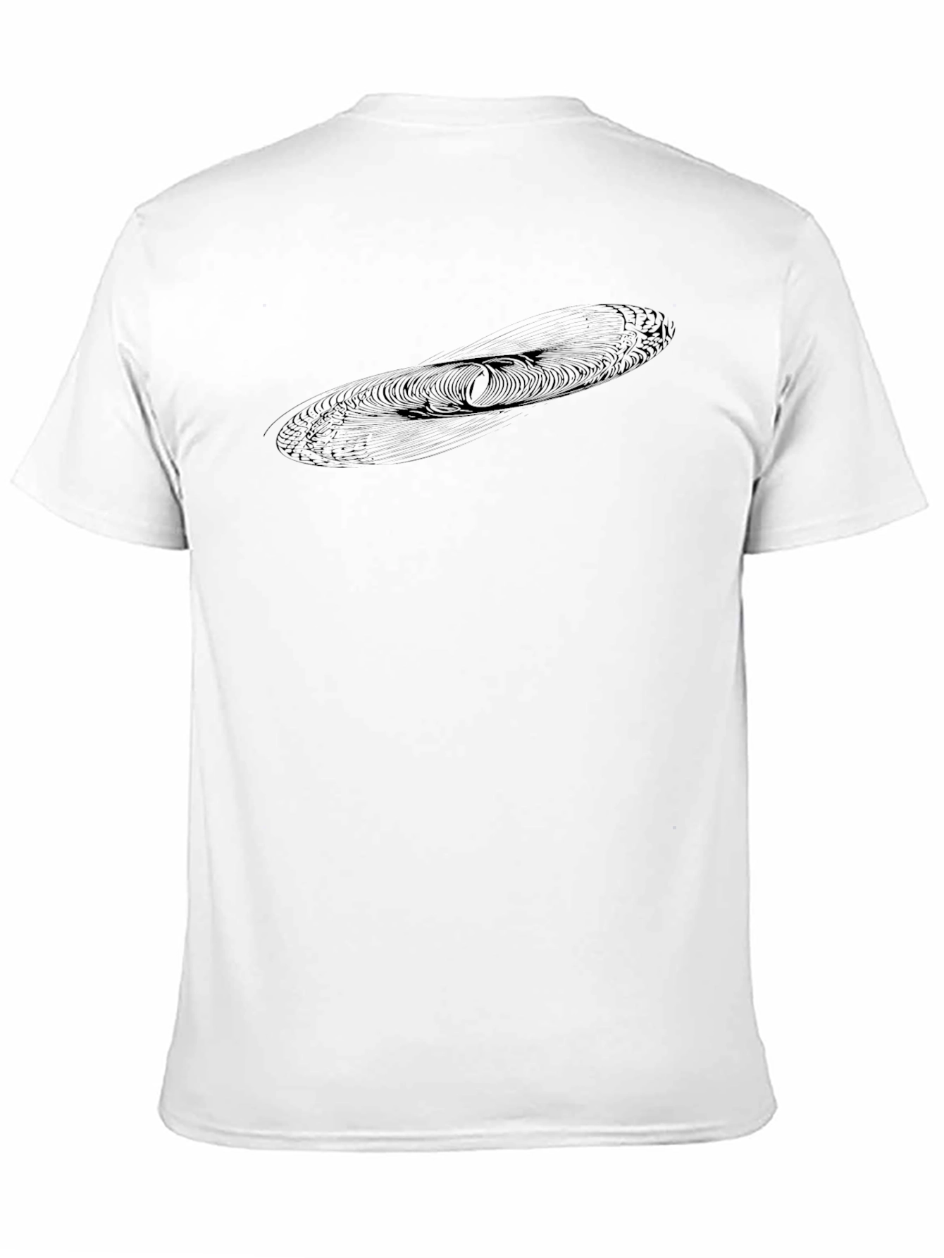 Modern Graphic Tee - Abstract Black Cotton T-Shirt