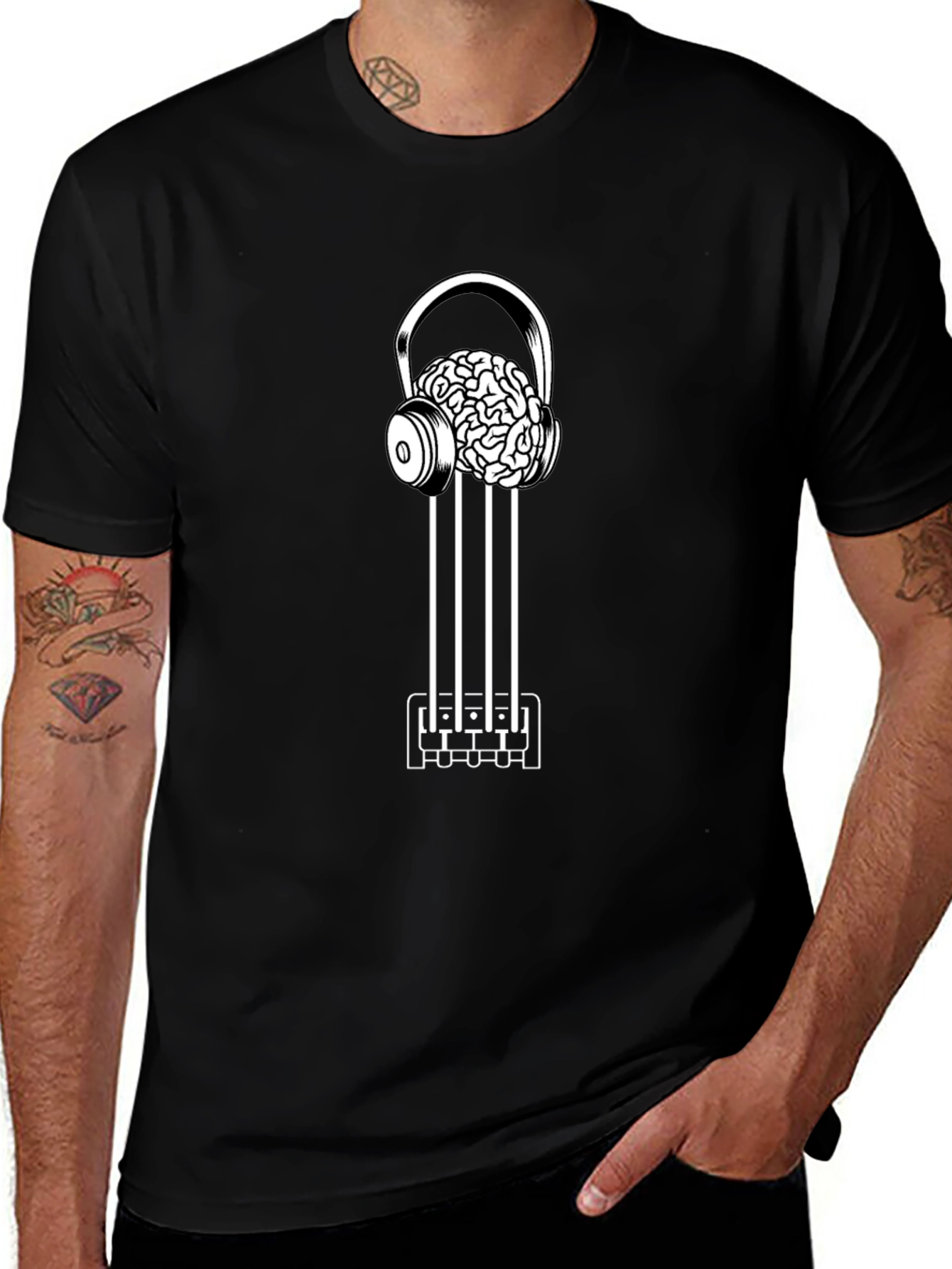 Brain Music T-Shirt - Hear the Intelligence