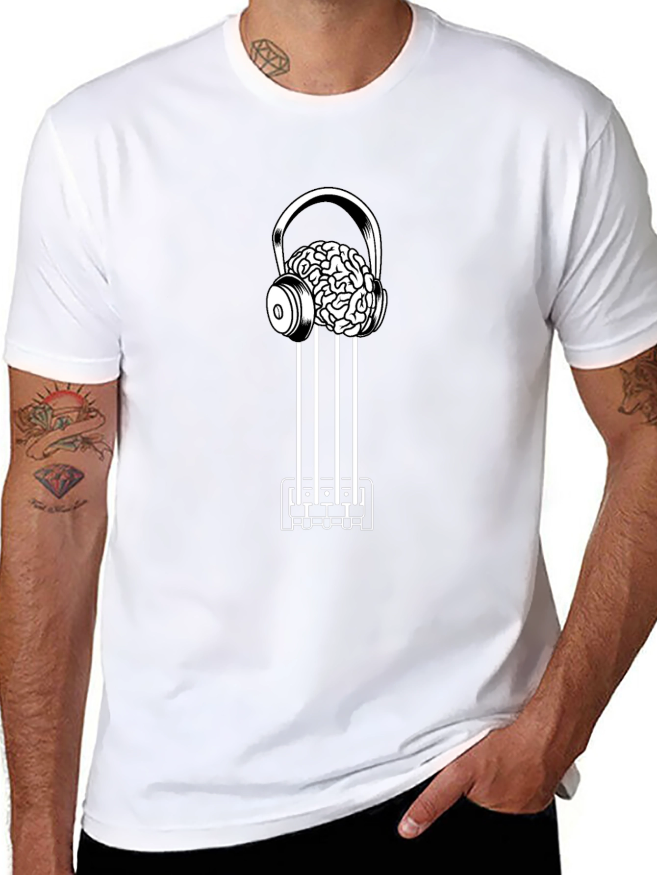Brain Music T-Shirt - Hear the Intelligence