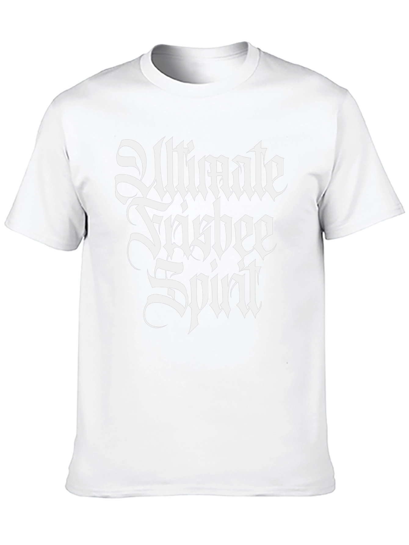 Ultimate Frisbee Spirit Black T-Shirt