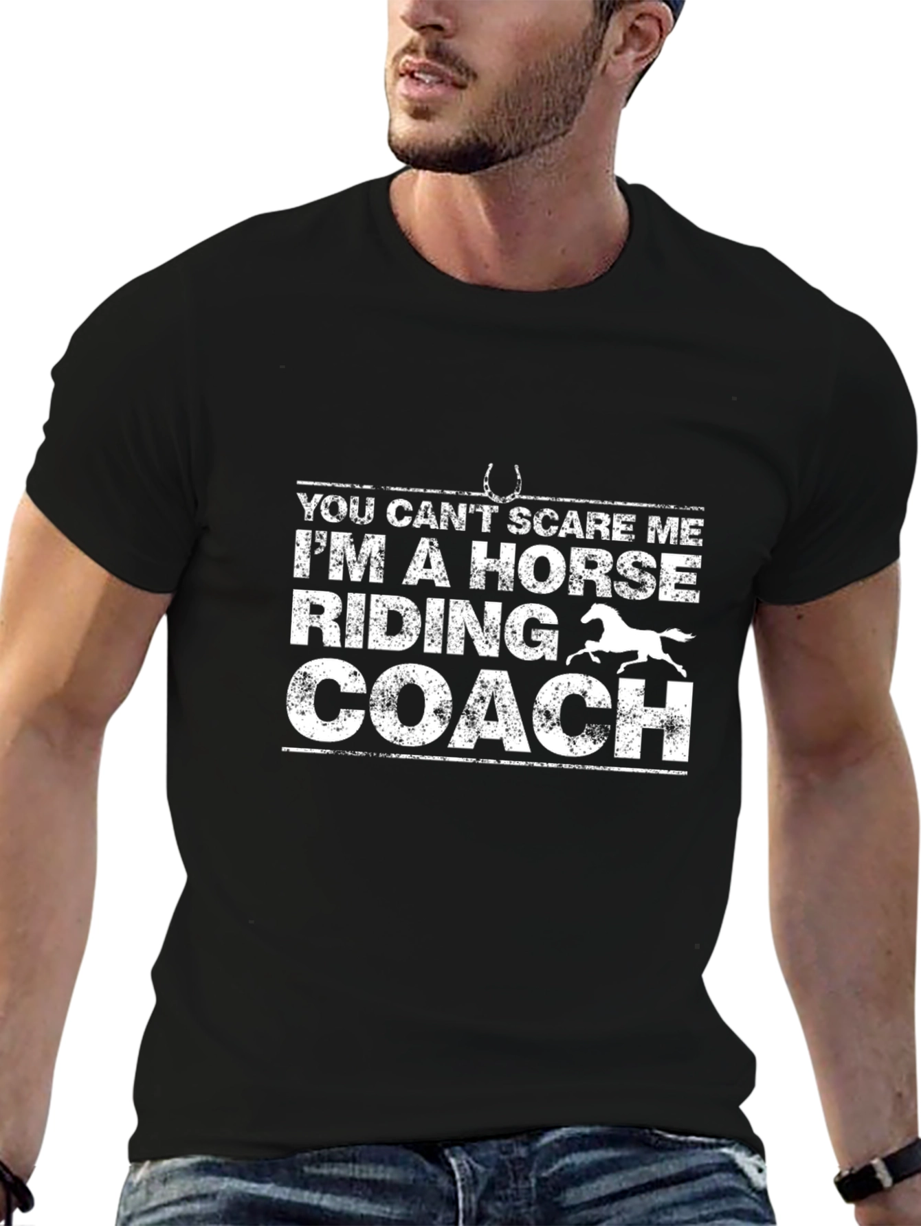 Horse Riding Coach T-Shirt: You Cant Scare Me!