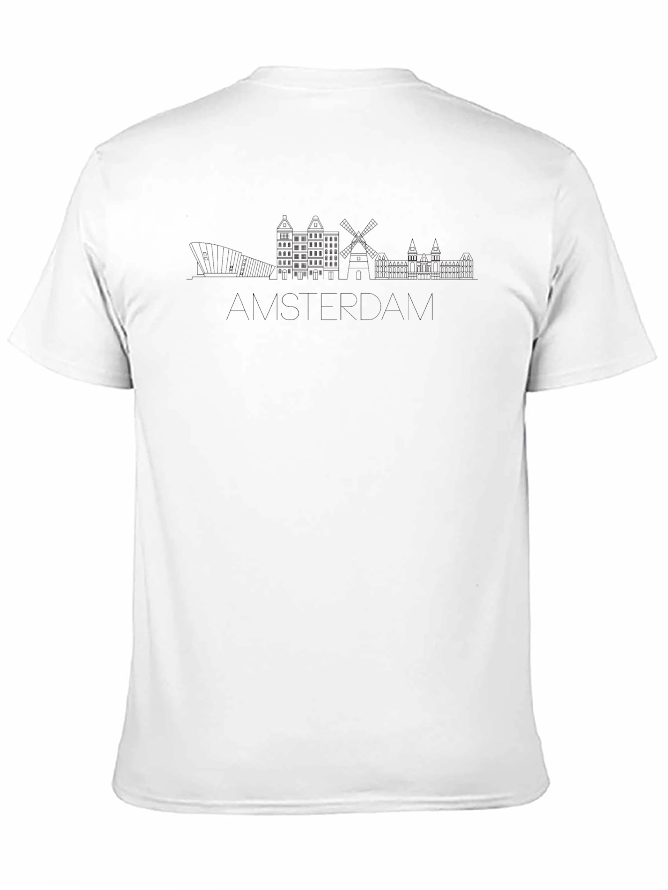 Amsterdam Skyline T-Shirt - Modern City Silhouette