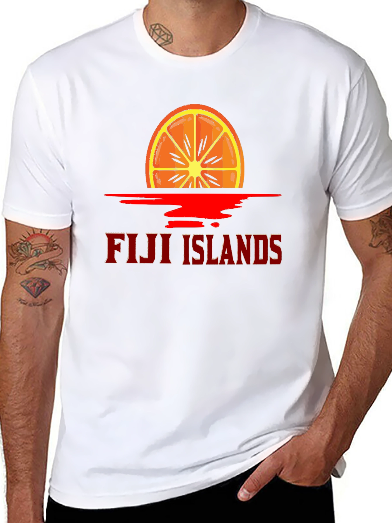 Fiji Islands Graphic Tee - Unique Tropical Style Shirt