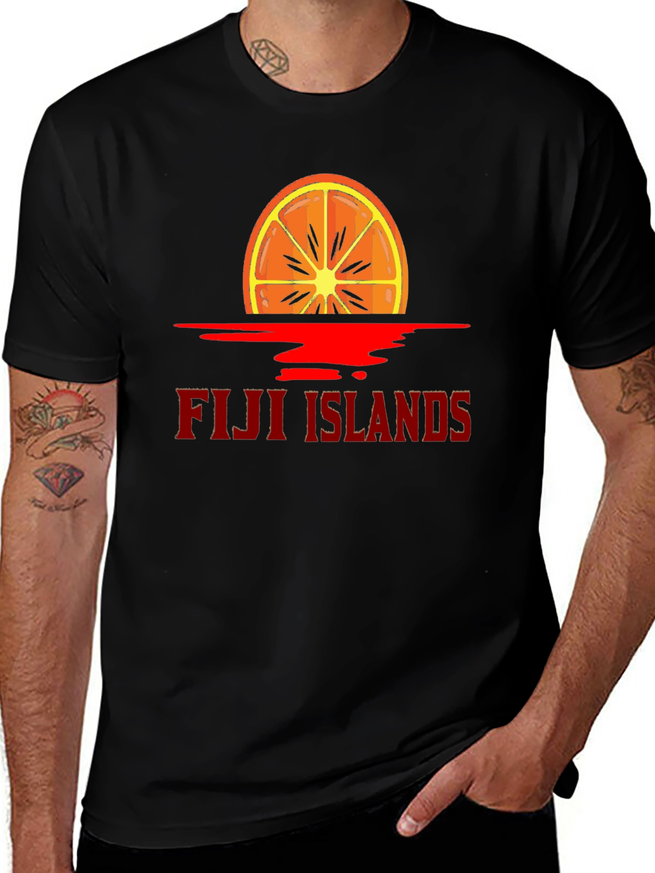 Fiji Islands Graphic Tee - Unique Tropical Style Shirt