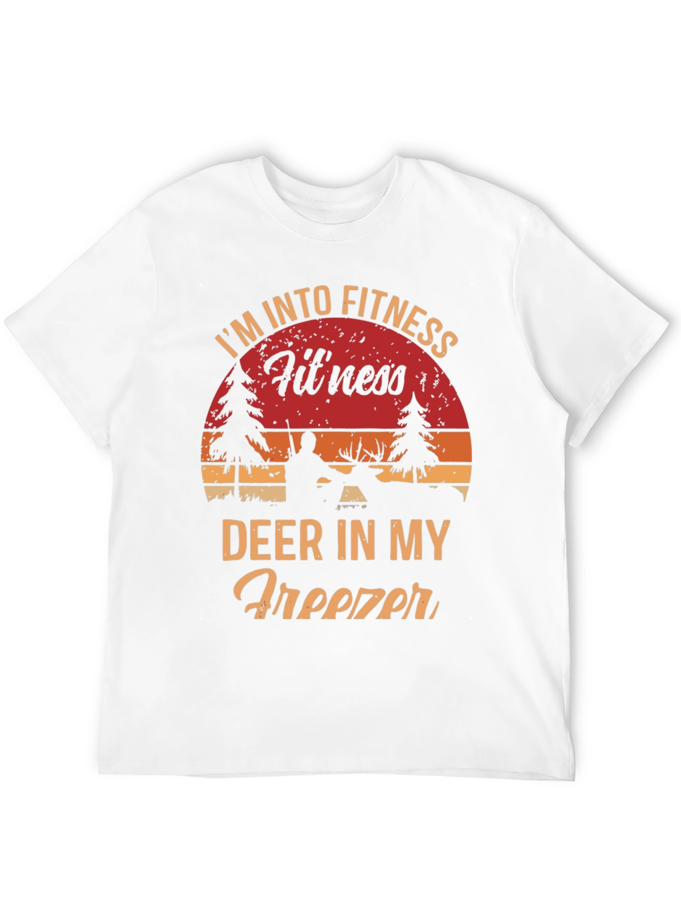 Funny Hunting T-Shirt: Fitness Deer Freezer Tee