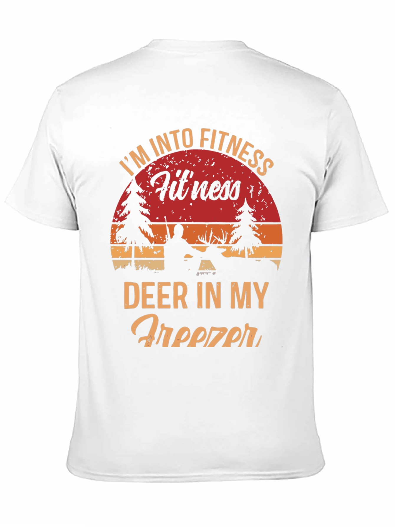 Funny Hunting T-Shirt: Fitness Deer Freezer Tee