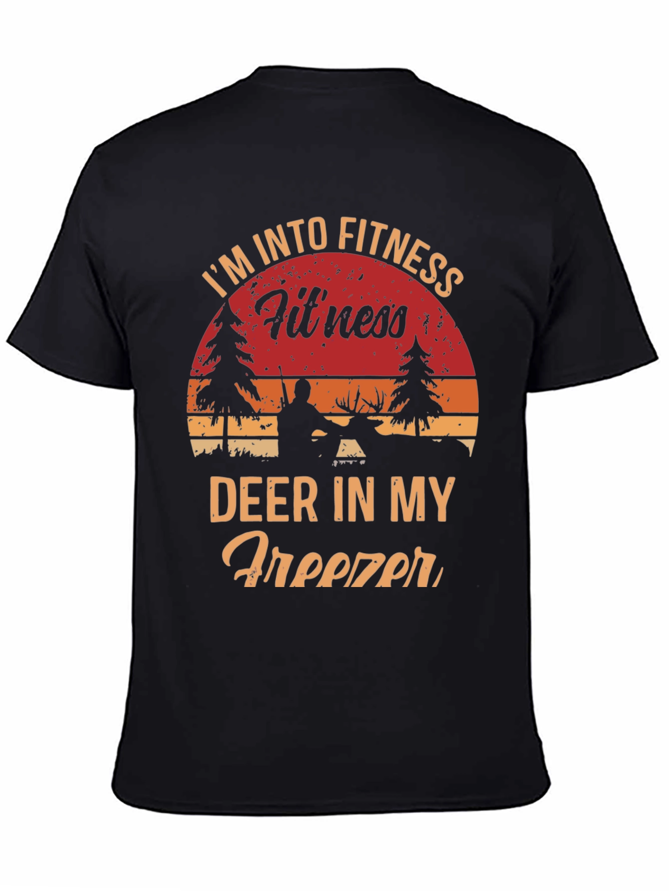 Funny Hunting T-Shirt: Fitness Deer Freezer Tee