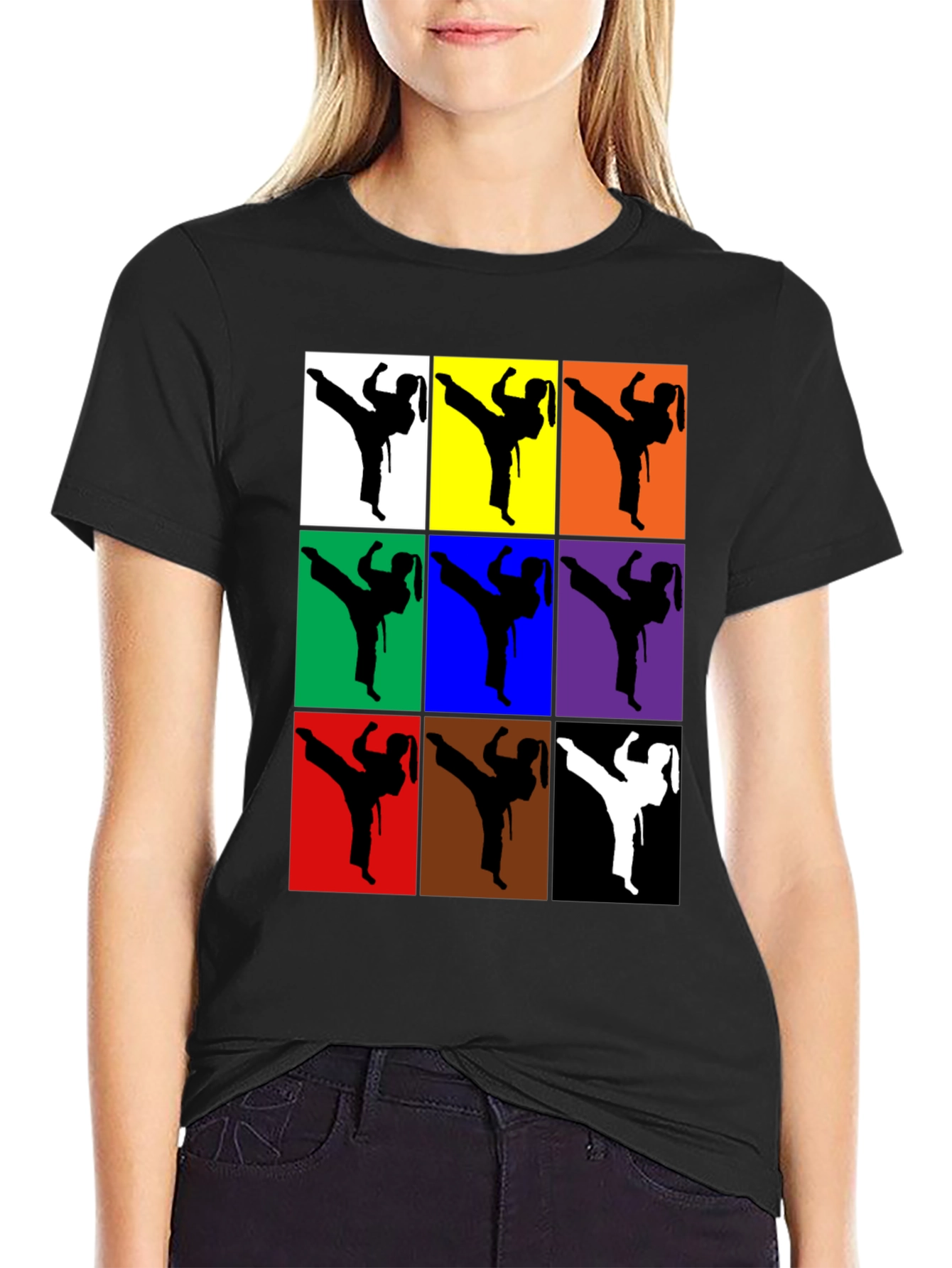 Karate Silhouette T-Shirt - Martial Arts Graphic Tee