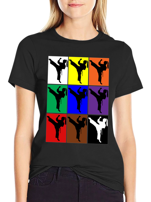 Karate Silhouette T-Shirt - Martial Arts Graphic Tee