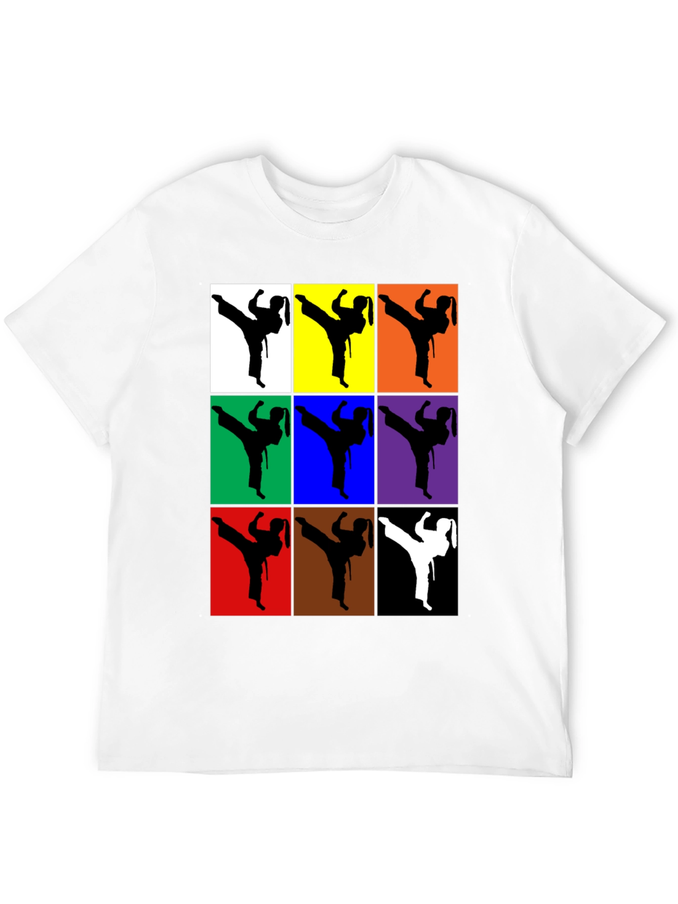 Karate Silhouette T-Shirt - Martial Arts Graphic Tee