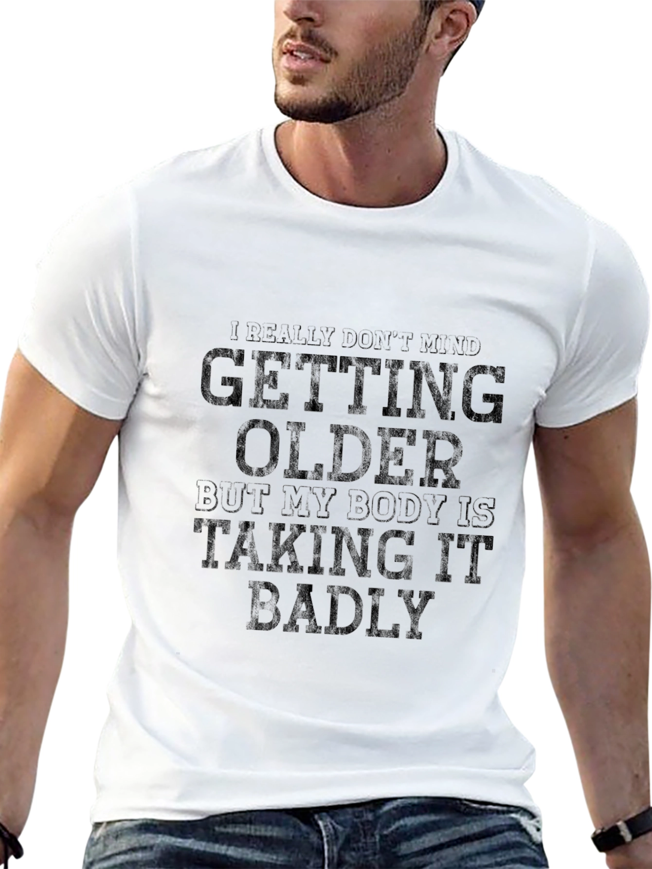 Humorous Getting Older Black T-Shirt