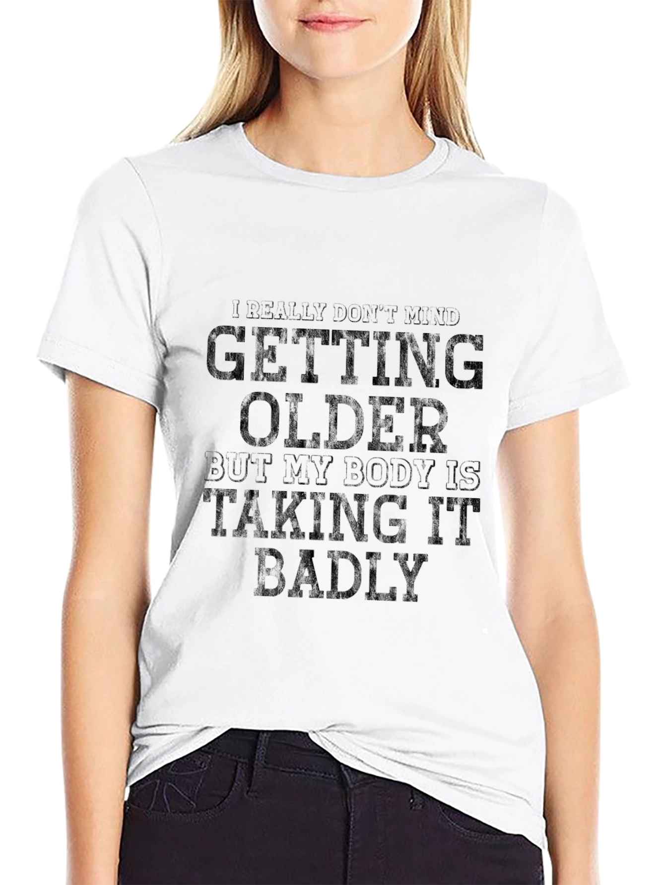 Humorous Getting Older Black T-Shirt