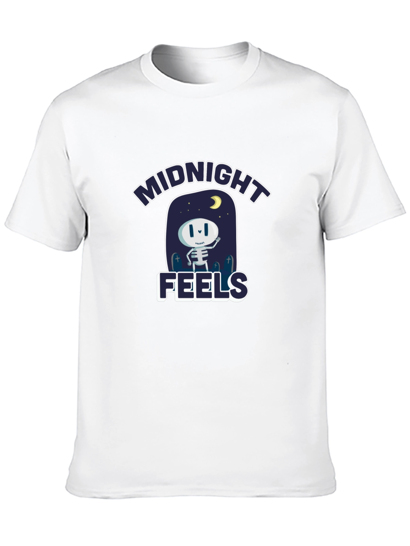 Midnight Feels Black Graphic Tee