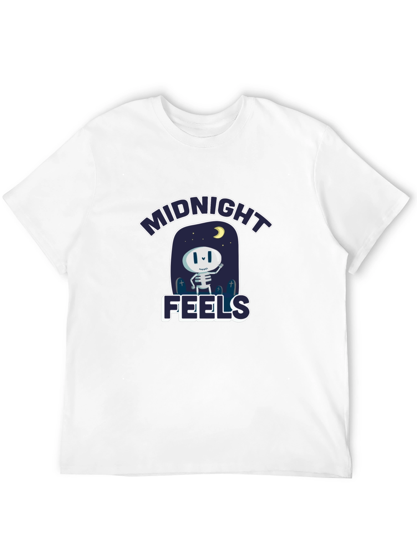 Midnight Feels Black Graphic Tee