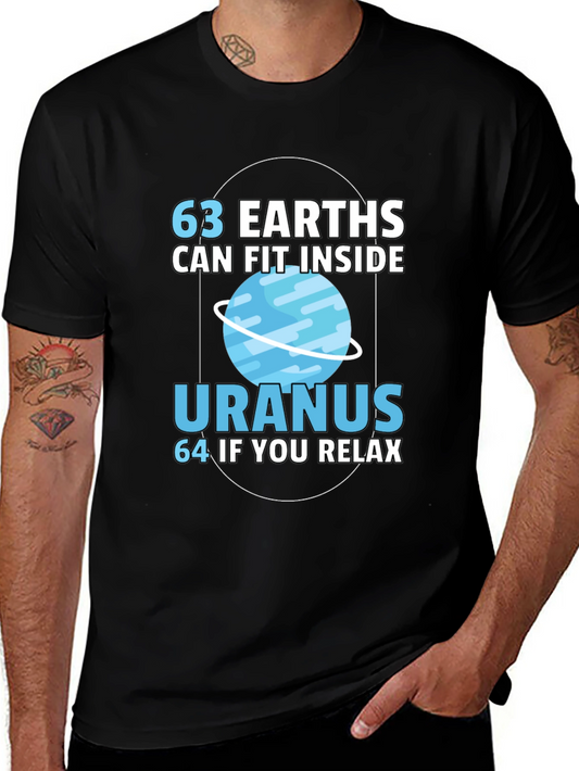 63 Earths in Uranus Funny Graphic T-Shirt
