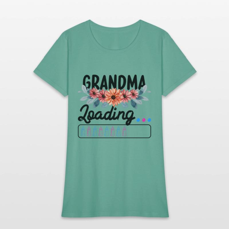 Expectant Granny, Granny Loading With Flowers