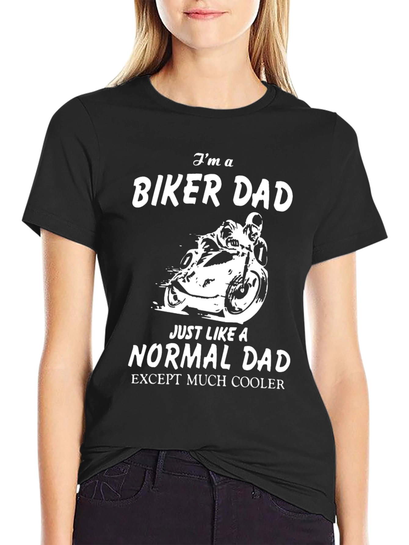 Biker Dad T-Shirt - Motorcycle Lover Tee