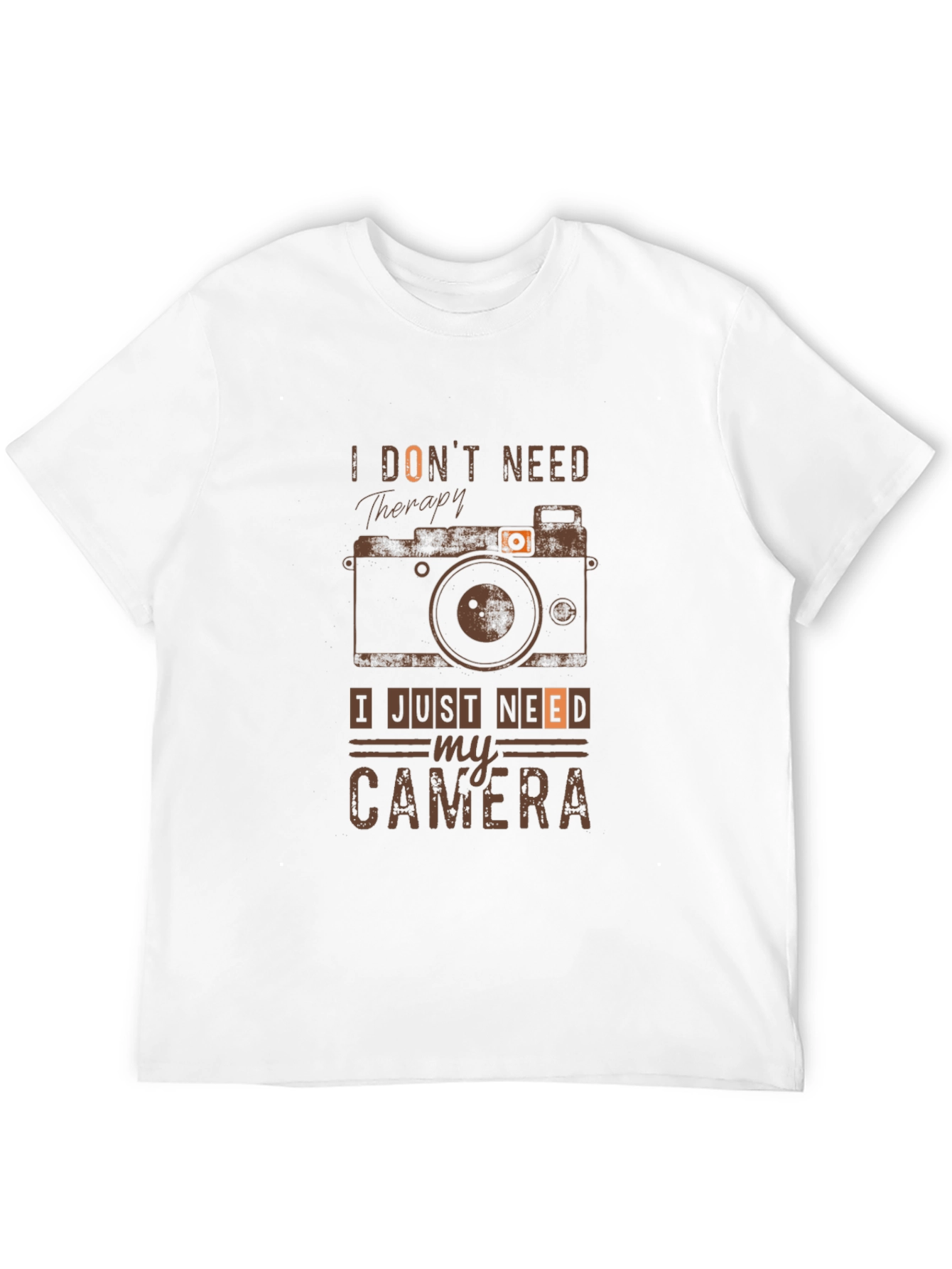 I Dont Need Therapy Camera Graphic Tee