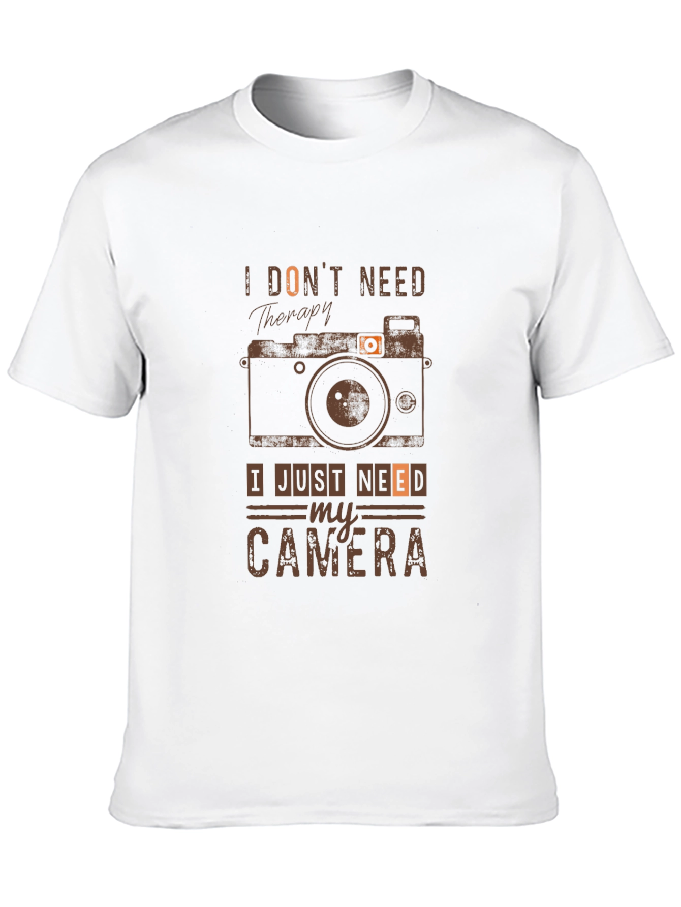 I Dont Need Therapy Camera Graphic Tee