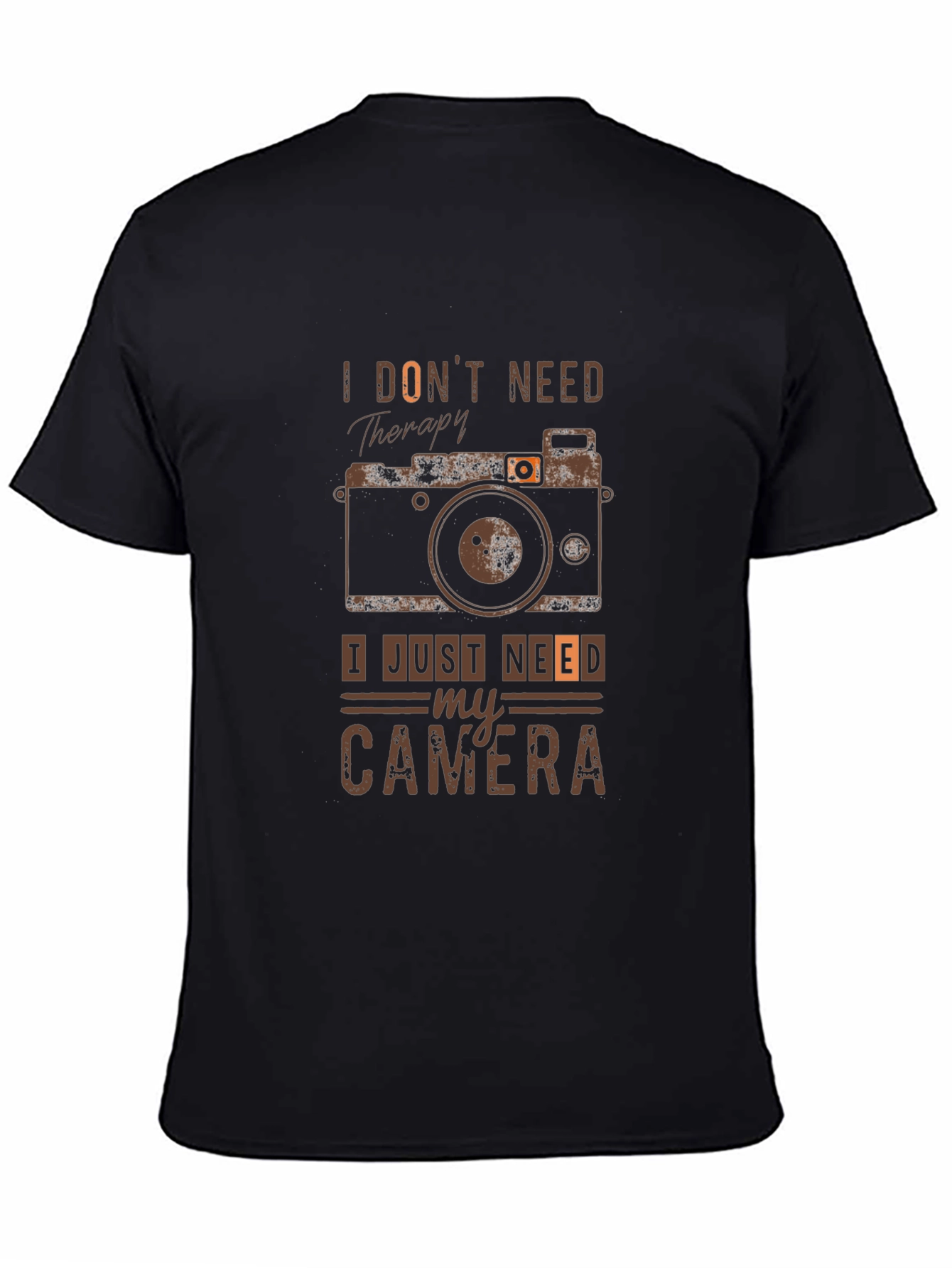 I Dont Need Therapy Camera Graphic Tee
