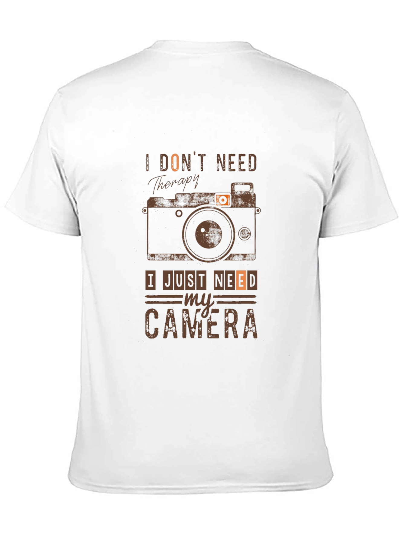I Dont Need Therapy Camera Graphic Tee