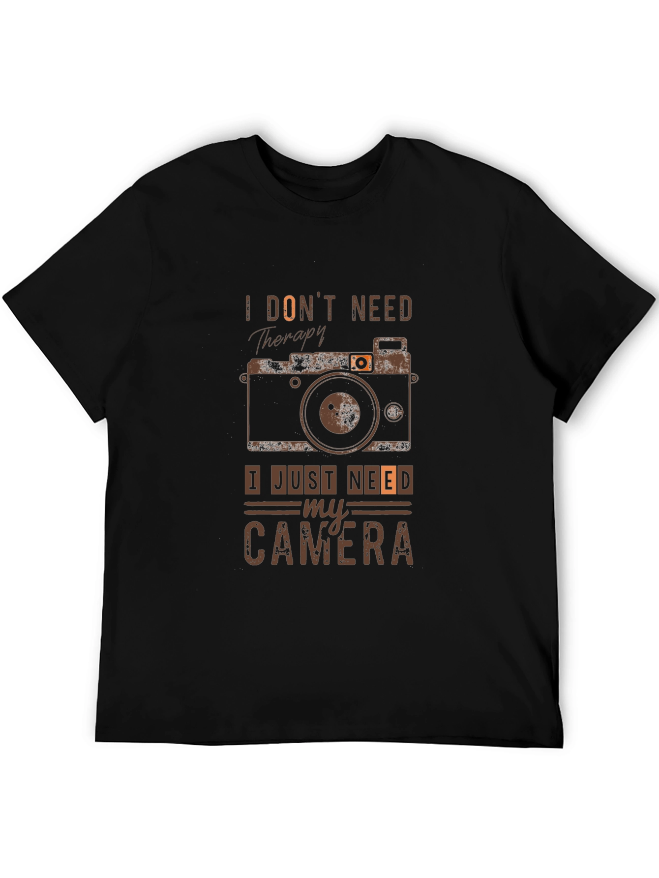 I Dont Need Therapy Camera Graphic Tee