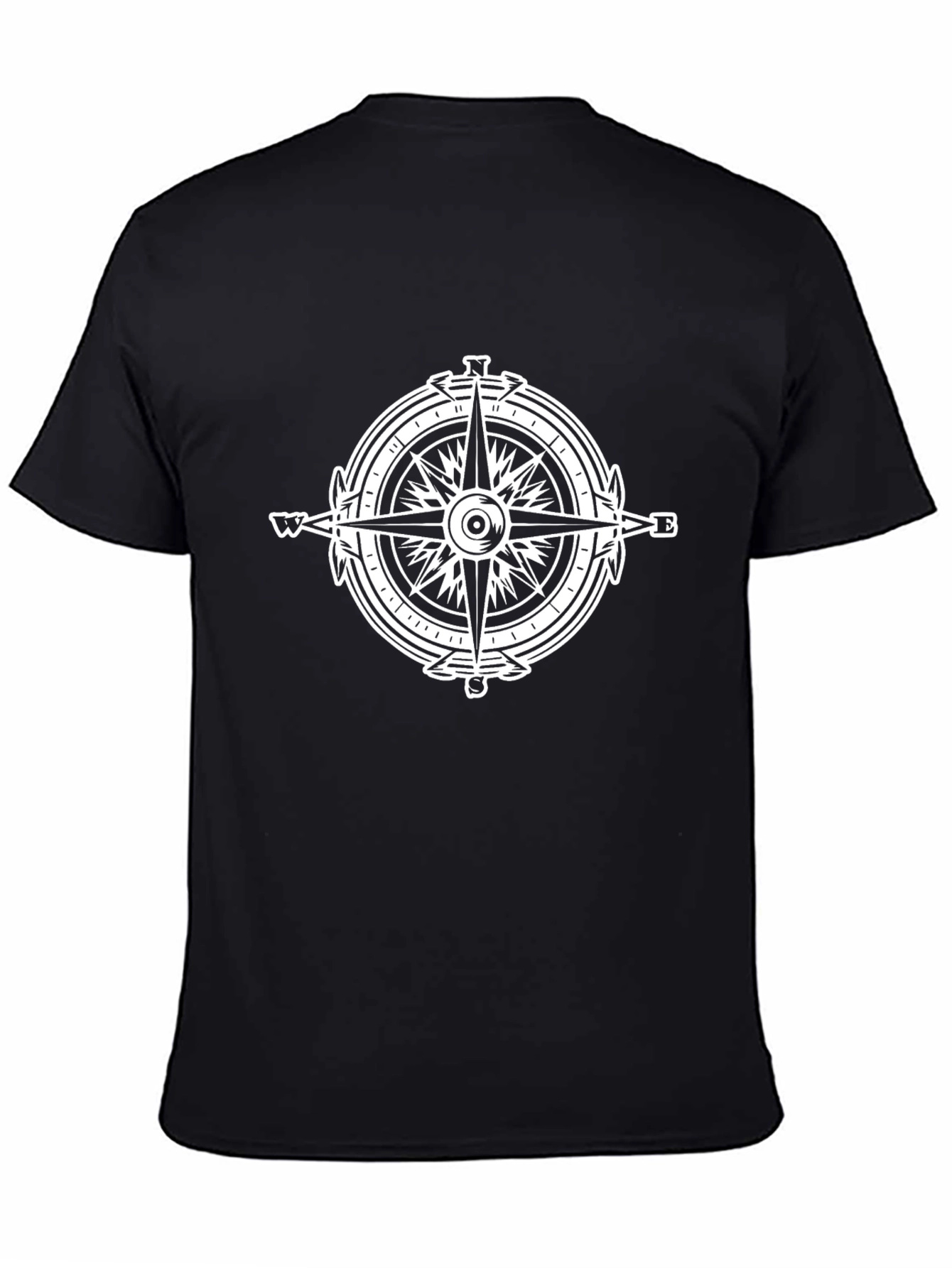 Compass Graphic Black T-Shirt