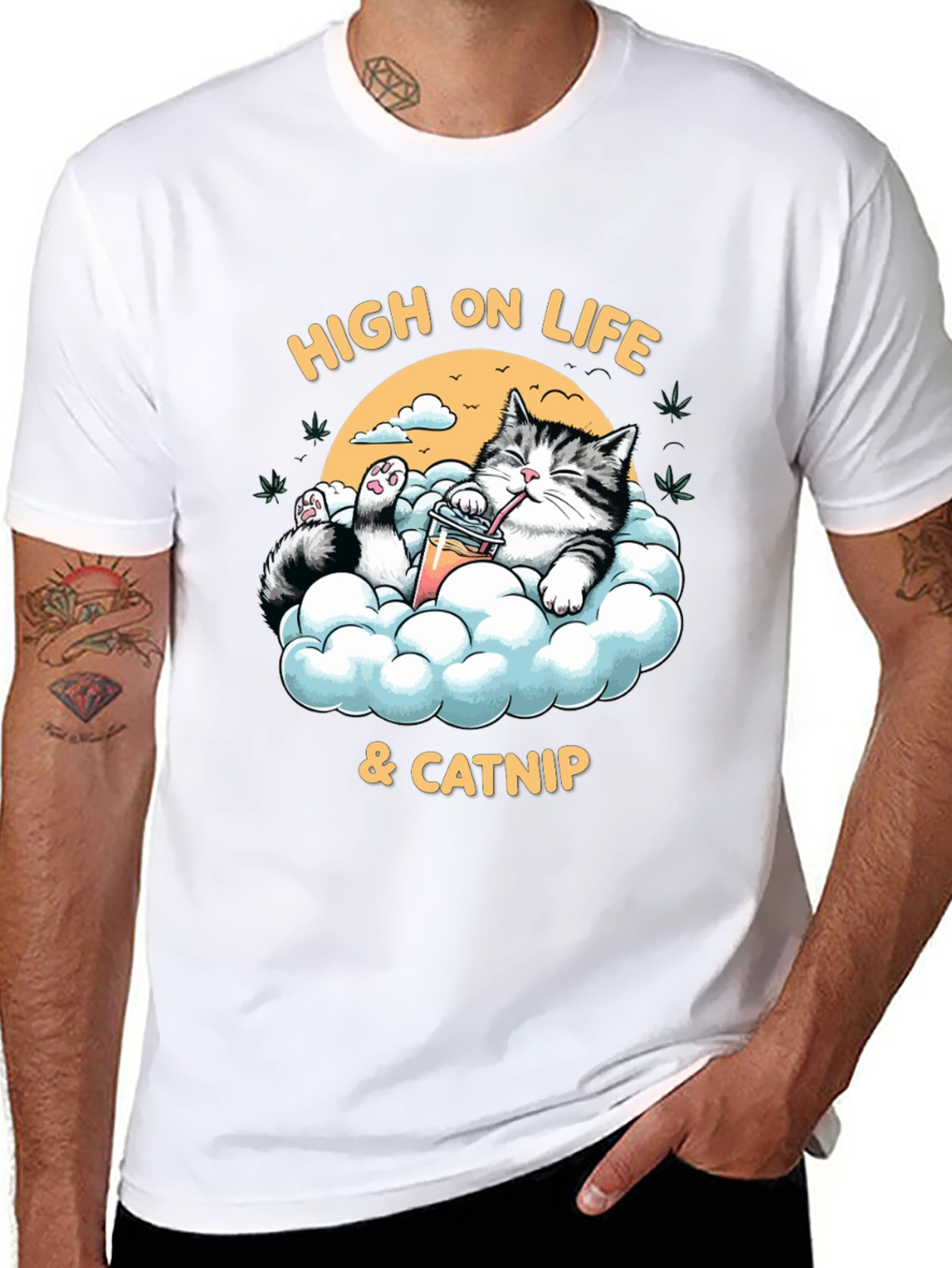 High on Life & Catnip Graphic Tee