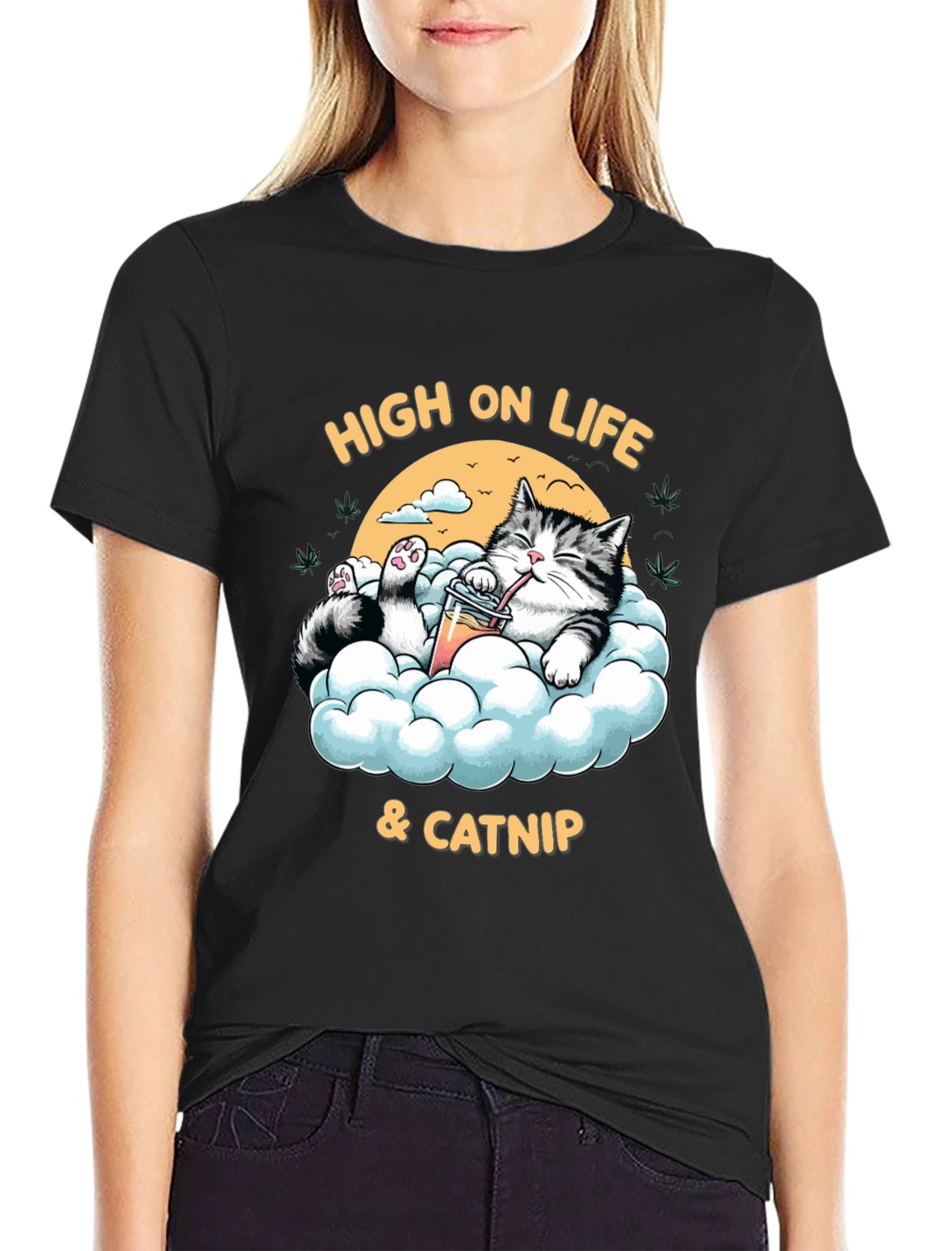 High on Life & Catnip Graphic Tee