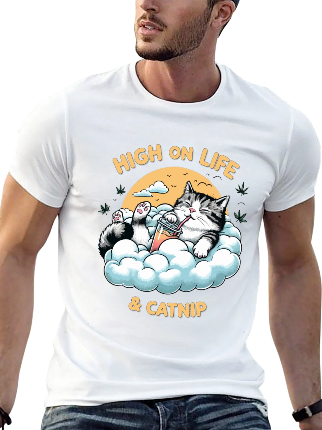 High on Life & Catnip Graphic Tee