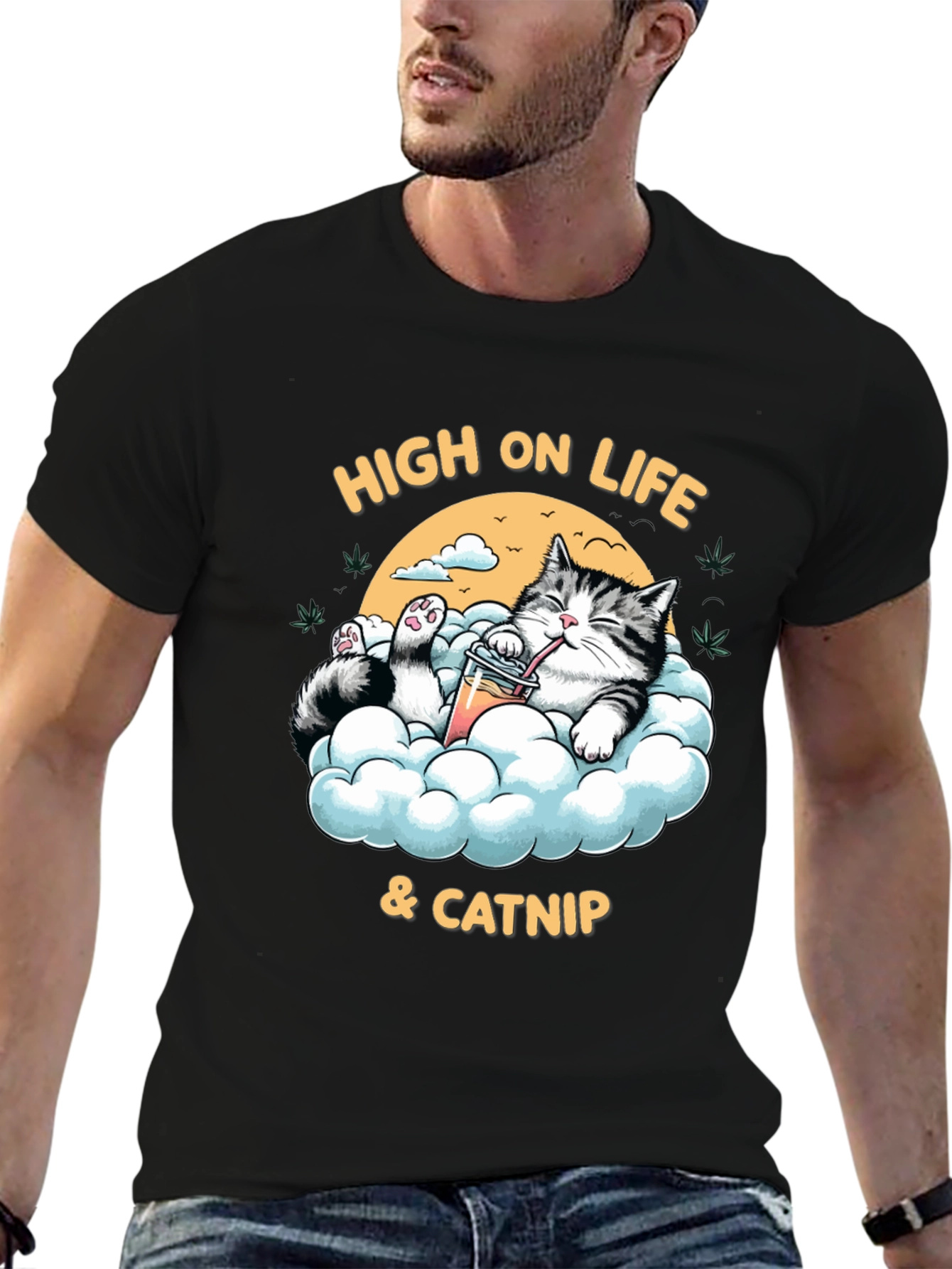High on Life & Catnip Graphic Tee