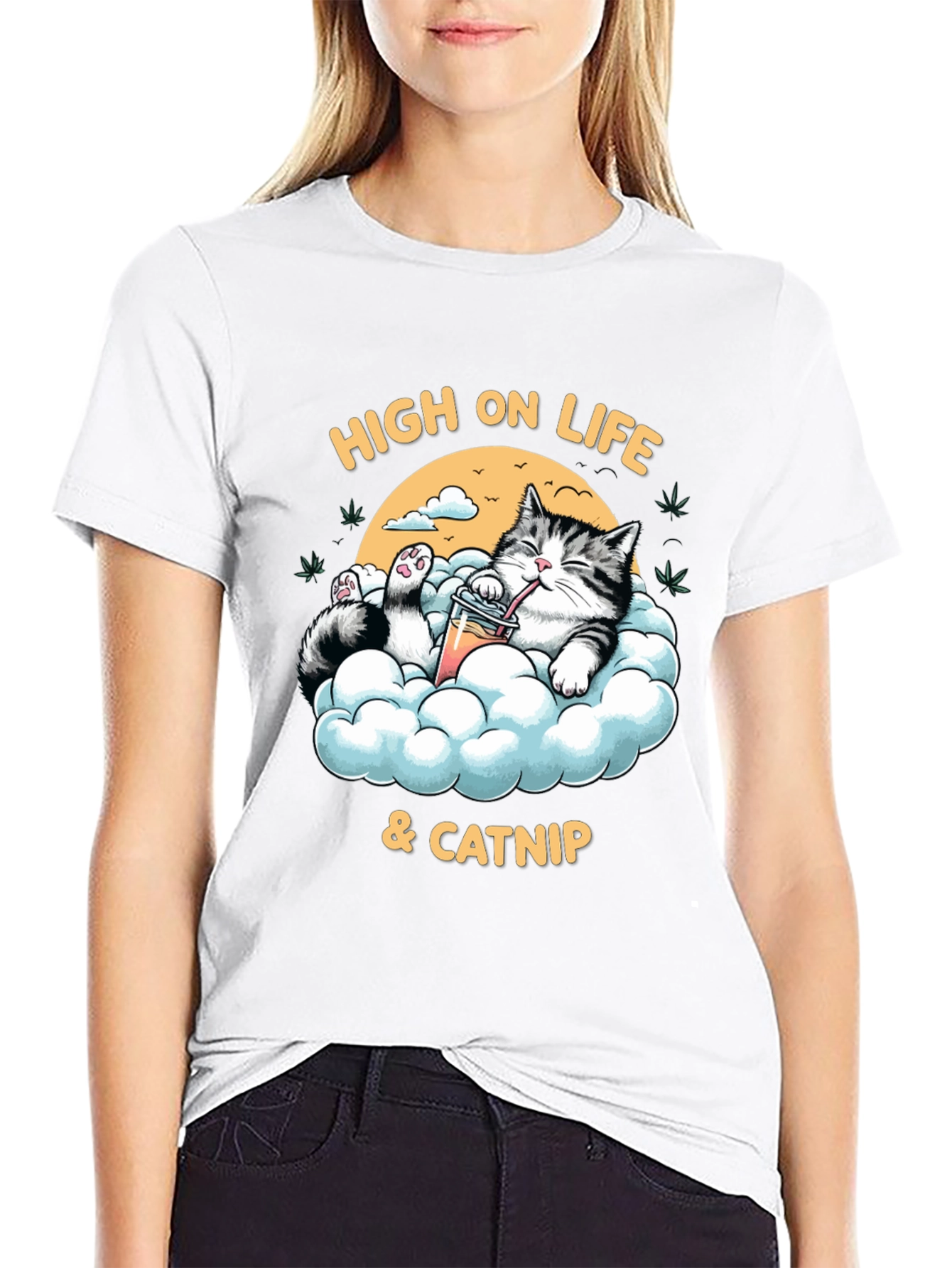 High on Life & Catnip Graphic Tee