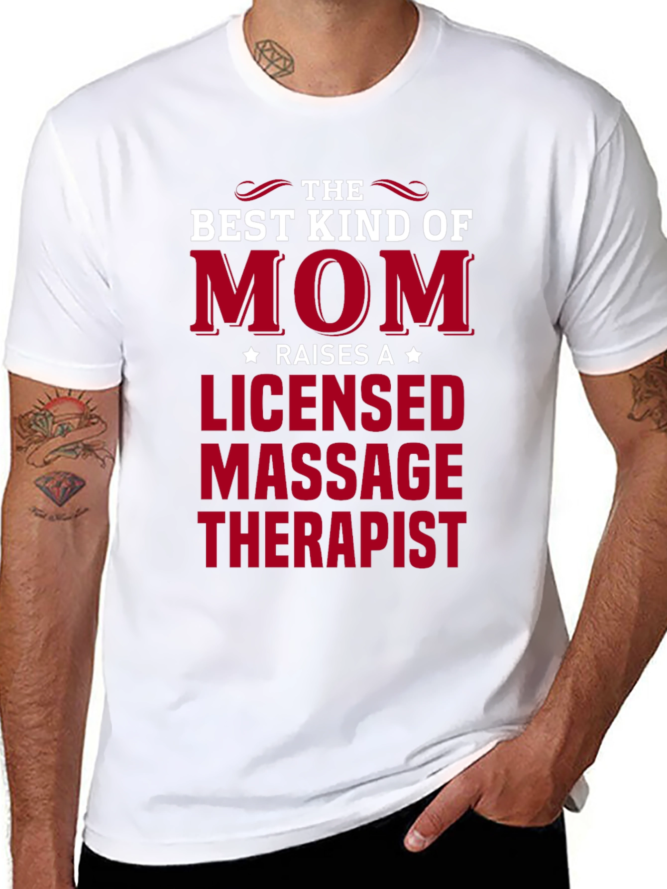Best Kind of Mom Licensed Massage Therapist T-Shirt