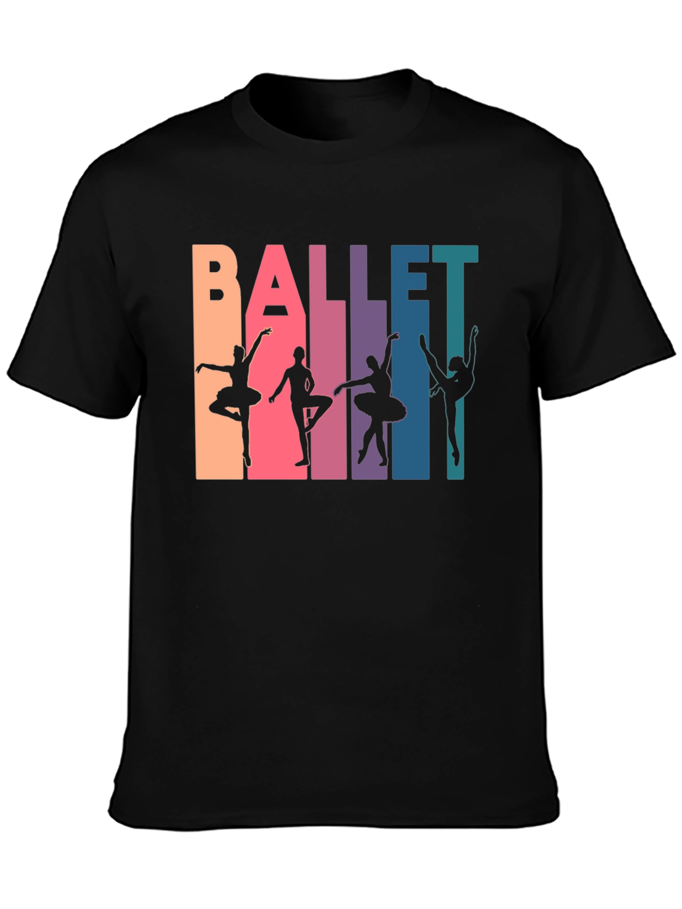 Ballet Dancer Graphic Tee - Mens Black T-Shirt