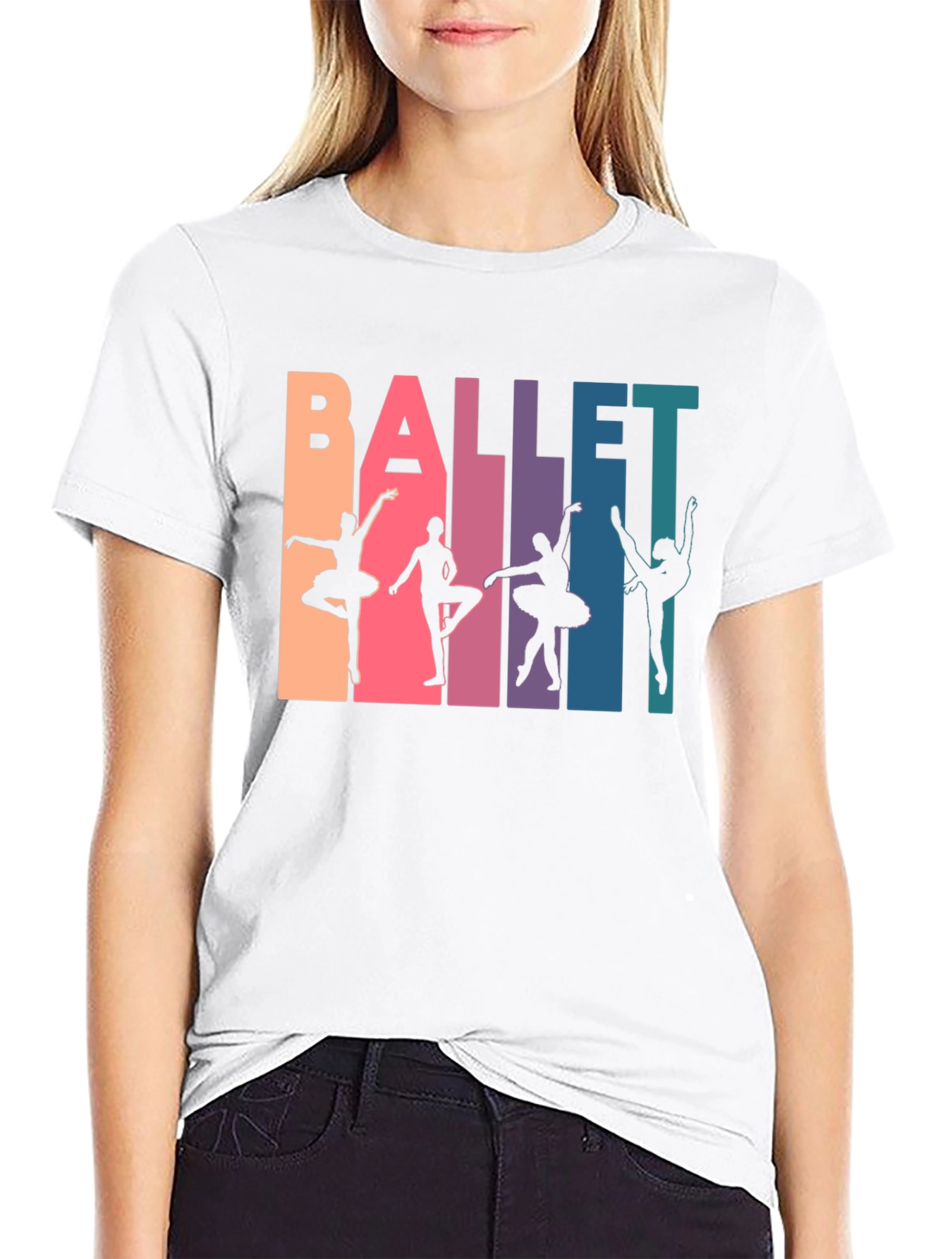 Ballet Dancer Graphic Tee - Mens Black T-Shirt