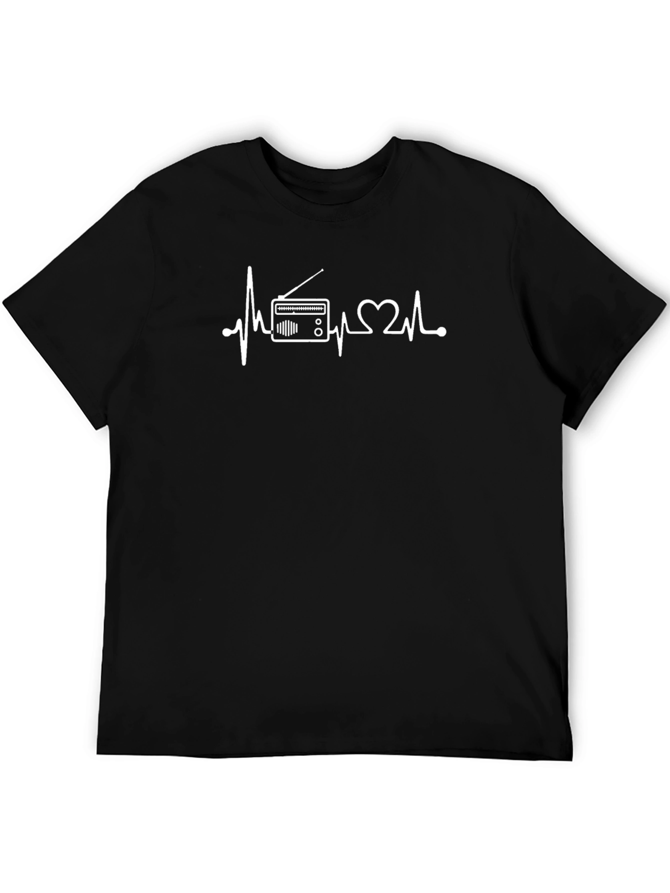 Radio Heartbeat T-Shirt - Music Lover Tee