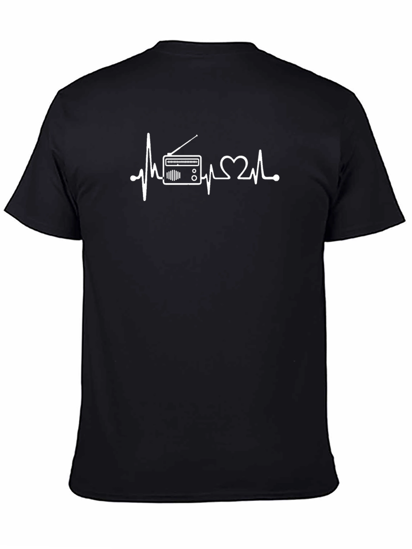 Radio Heartbeat T-Shirt - Music Lover Tee