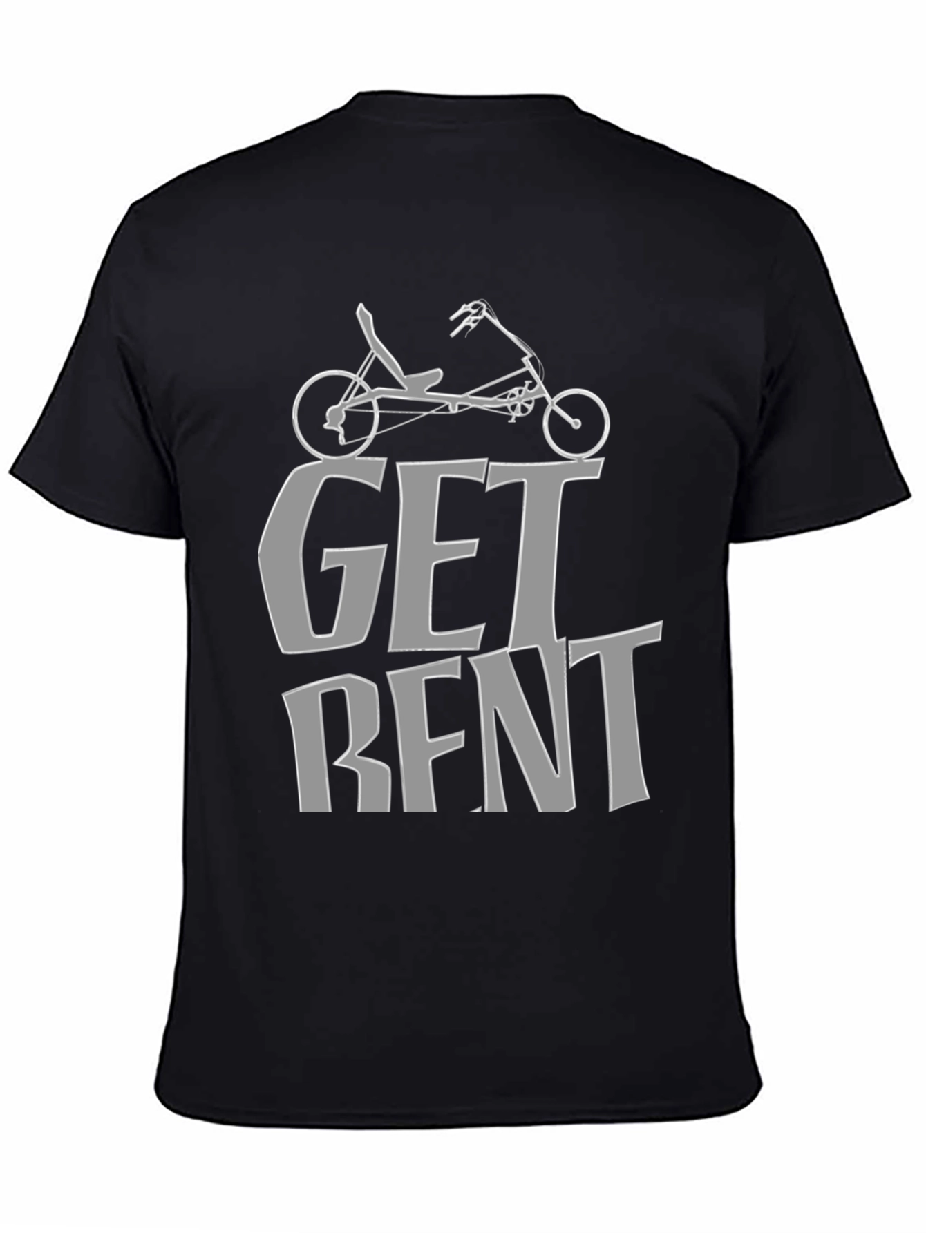 Get Bent Recumbent Bike T-Shirt - Cycling Enthusiast Tee