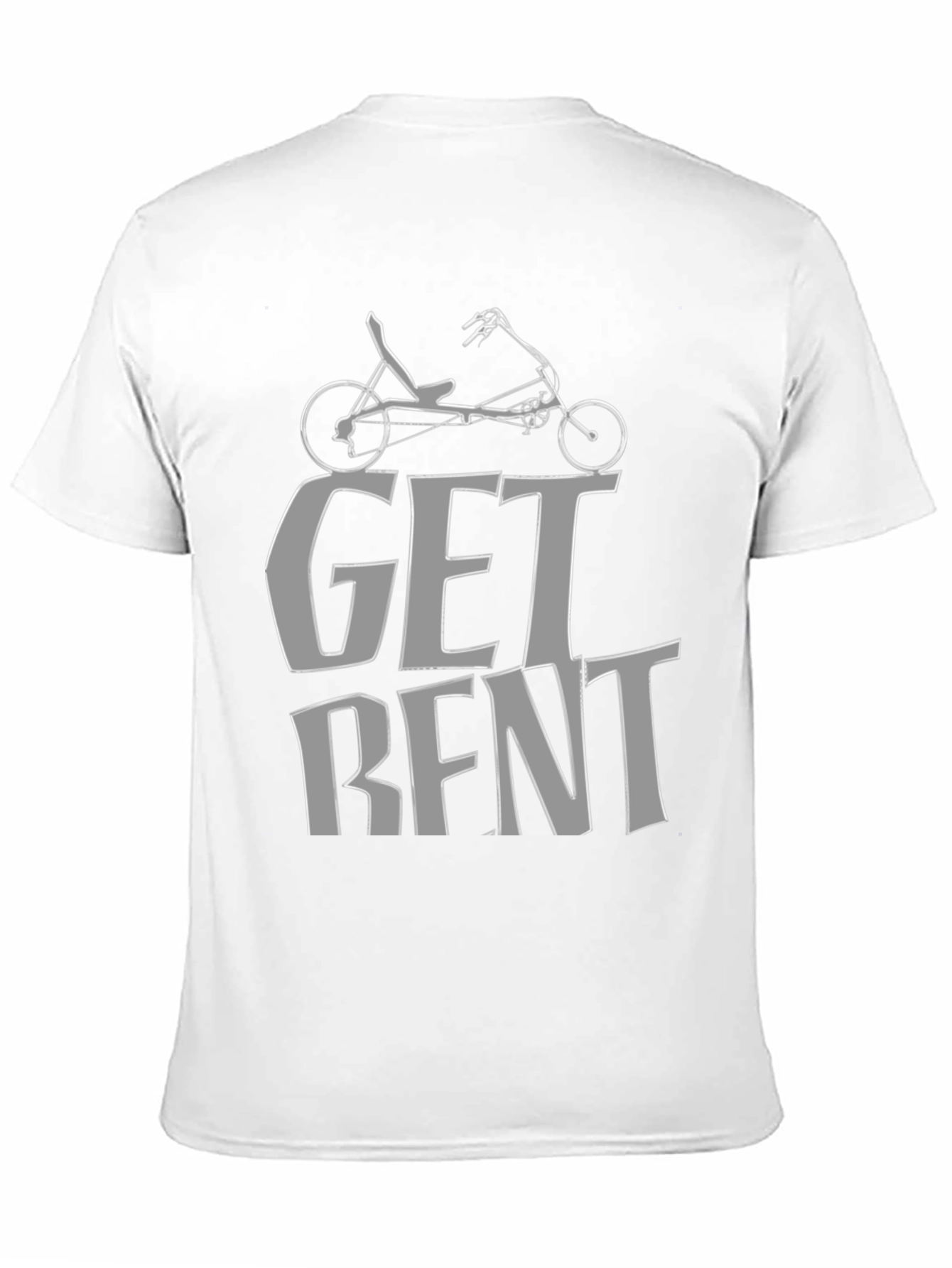 Get Bent Recumbent Bike T-Shirt - Cycling Enthusiast Tee