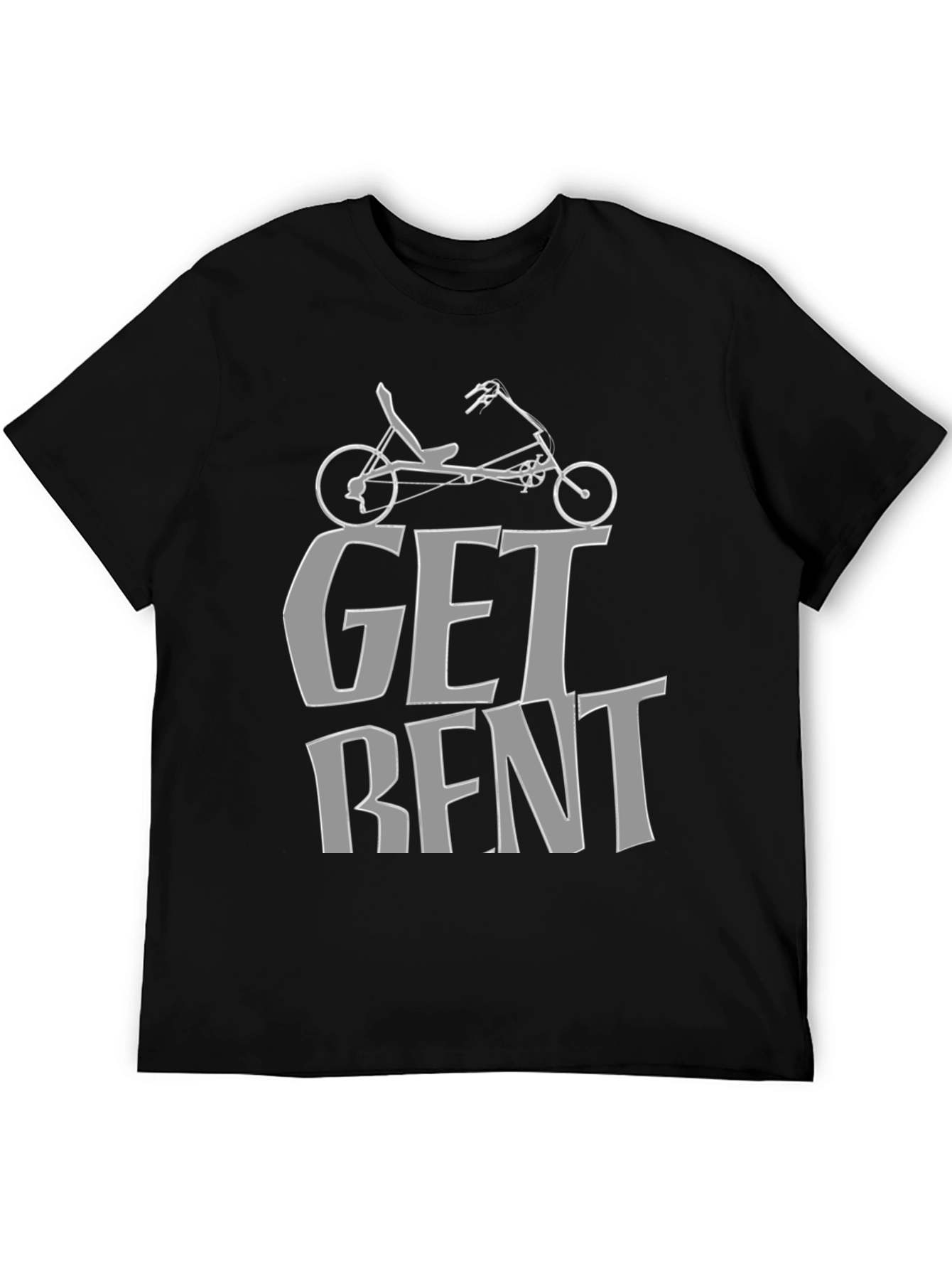 Get Bent Recumbent Bike T-Shirt - Cycling Enthusiast Tee