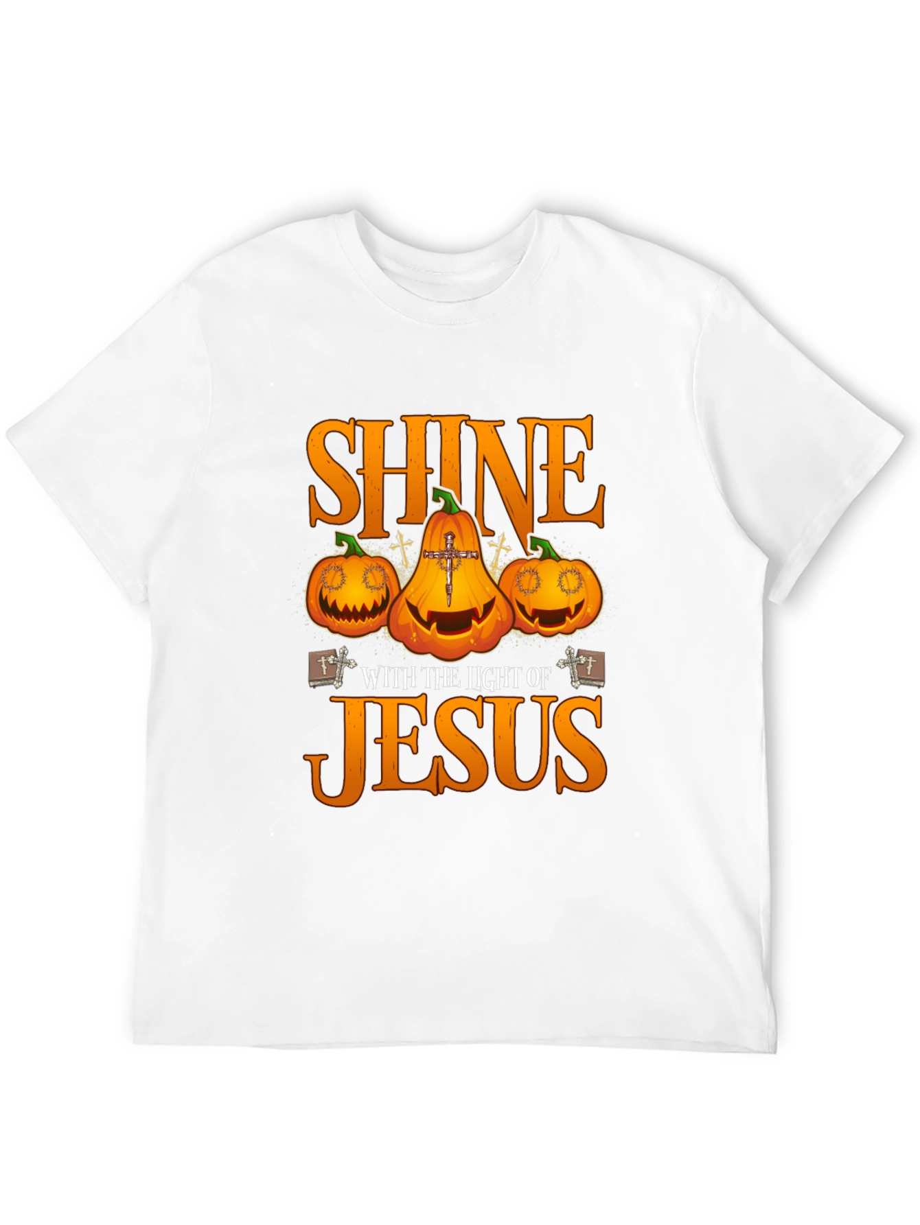 Shine with the Light of Jesus Halloween T-Shirt