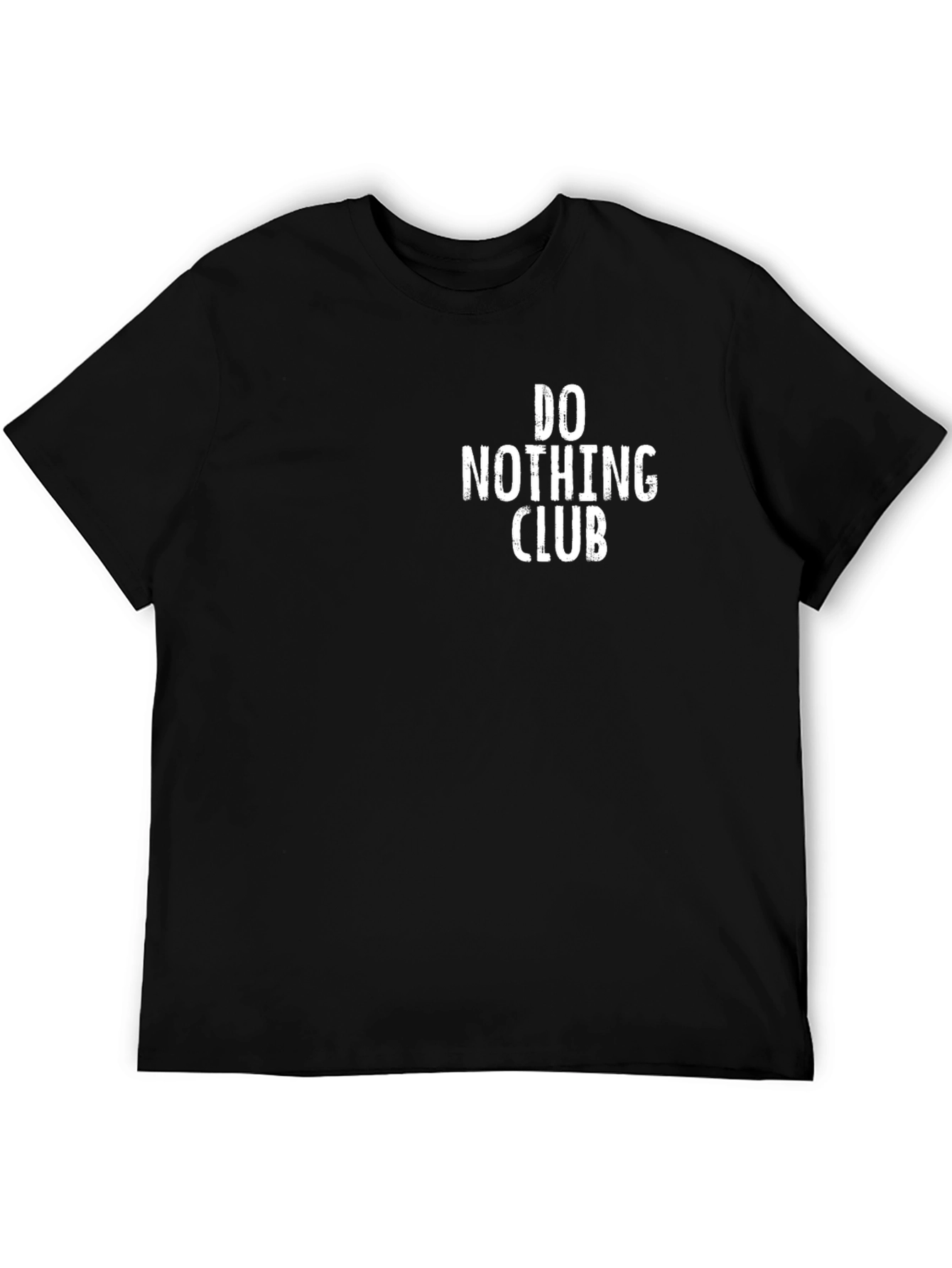 Do Nothing Club Black Tee