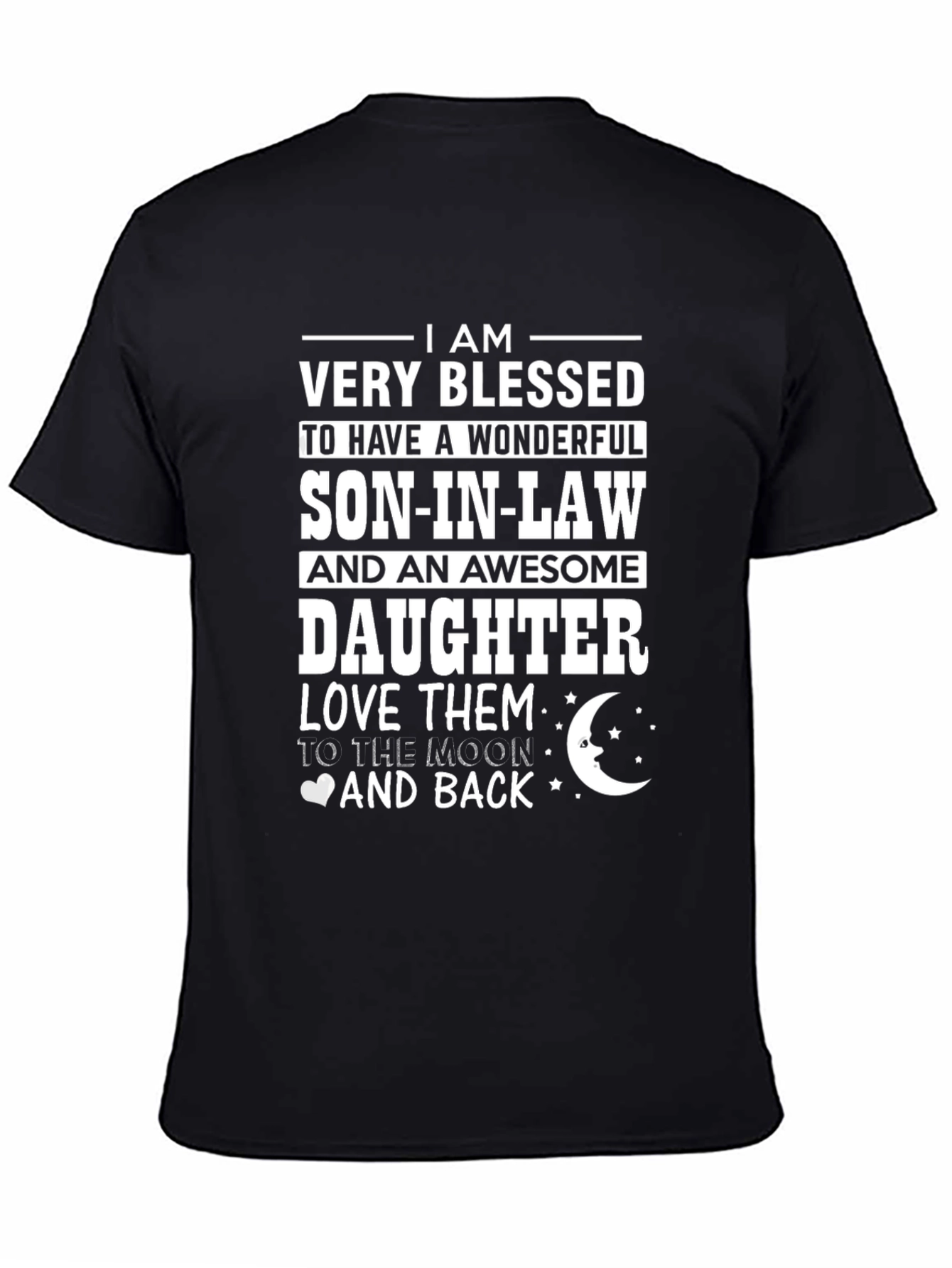 Blessed Son-in-Law & Daughter Graphic T-Shirt