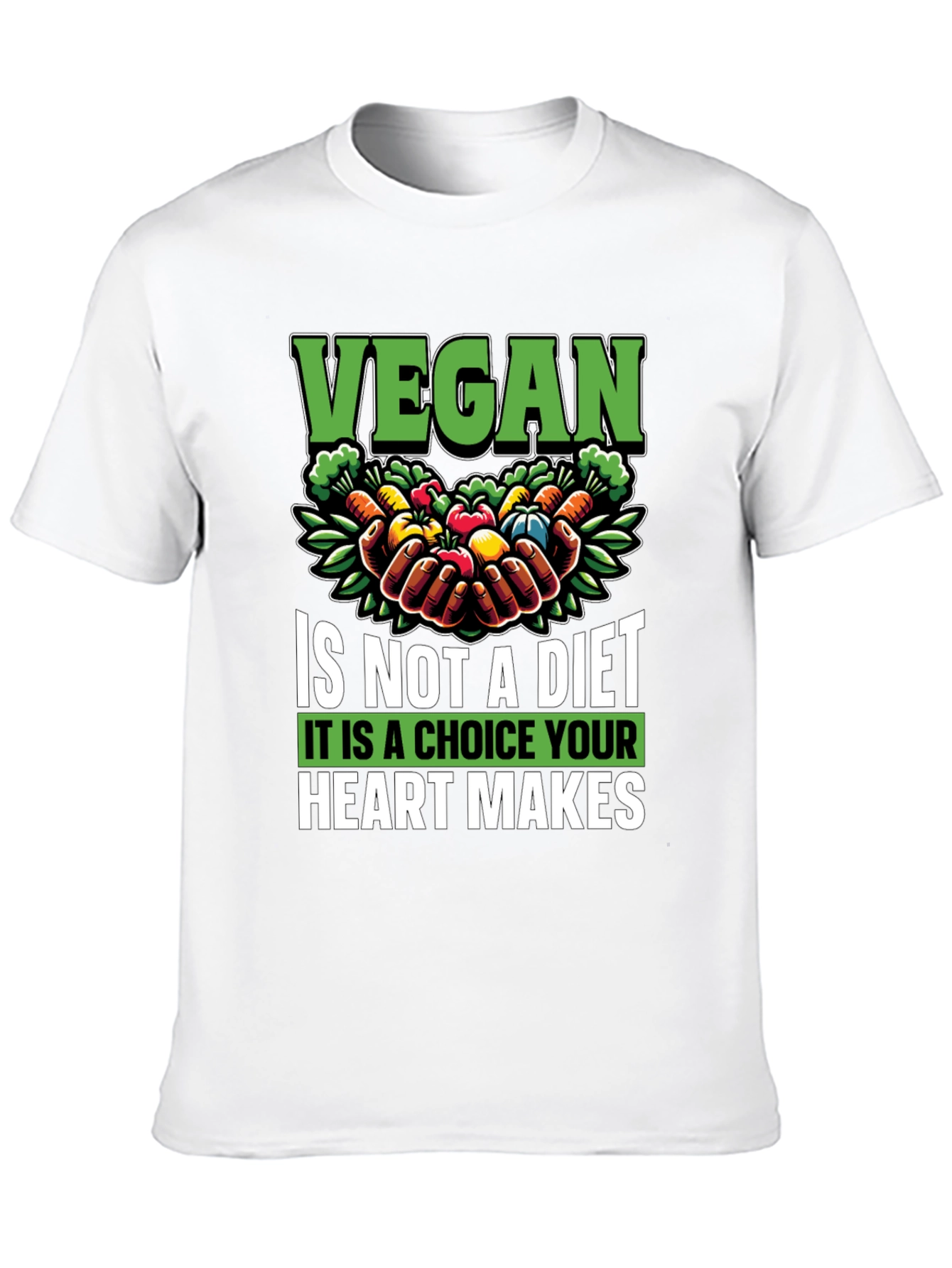 Vegan Choice T-Shirt - Heart Makes