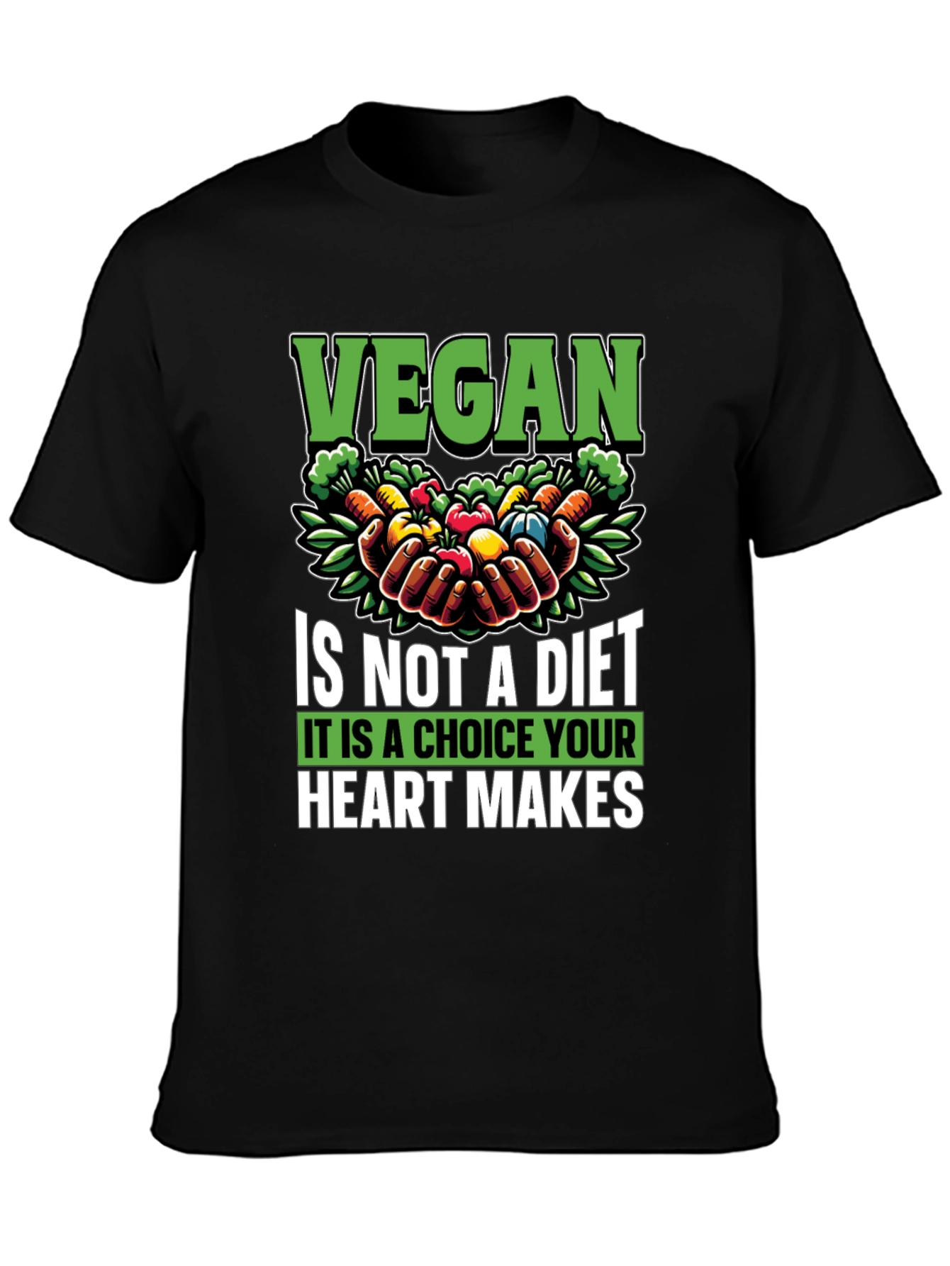Vegan Choice T-Shirt - Heart Makes