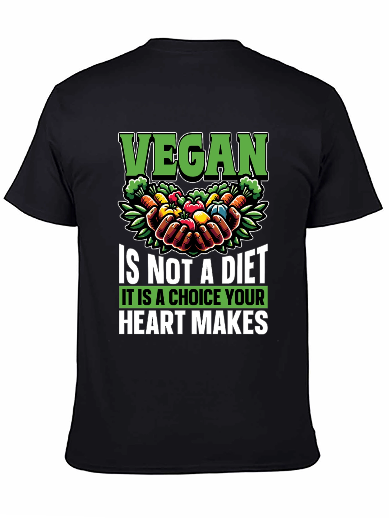 Vegan Choice T-Shirt - Heart Makes