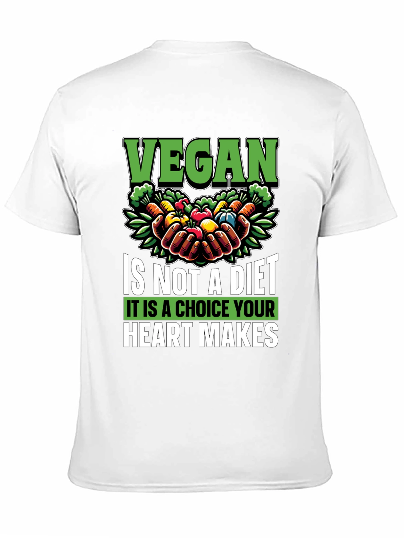 Vegan Choice T-Shirt - Heart Makes