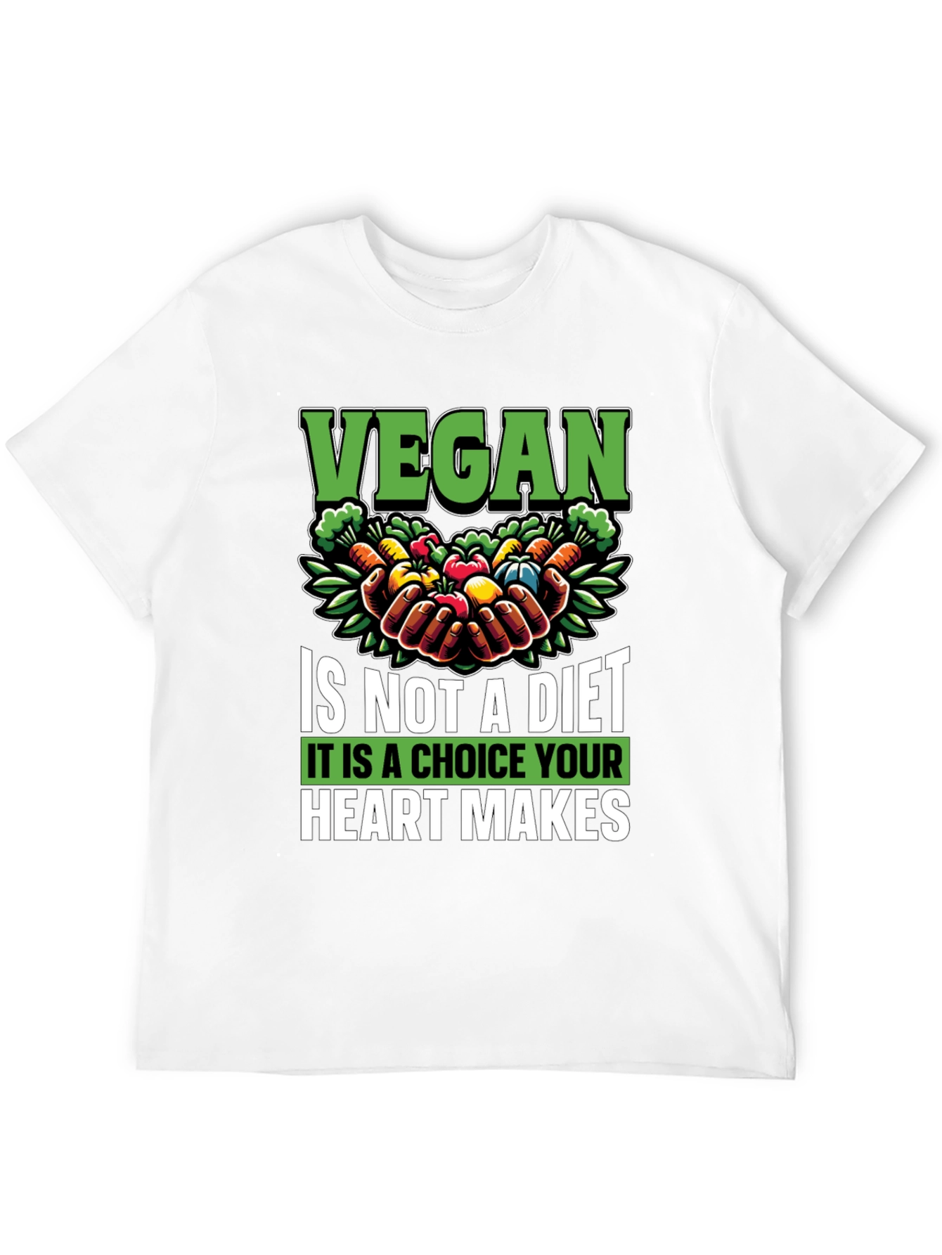 Vegan Choice T-Shirt - Heart Makes